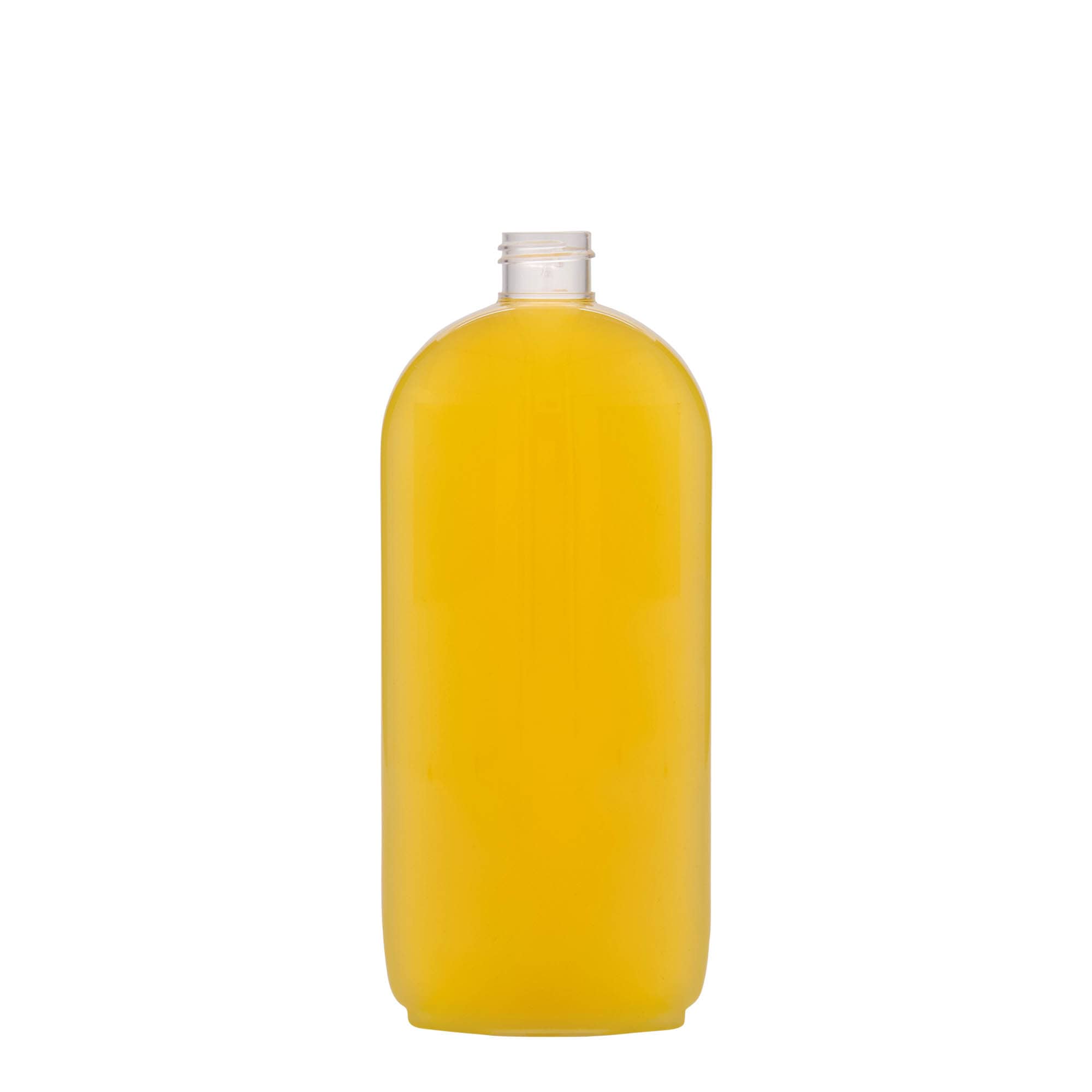 Bouteille en PET 500 ml 'Iris', ovale, plastique, bouchage: 24/410