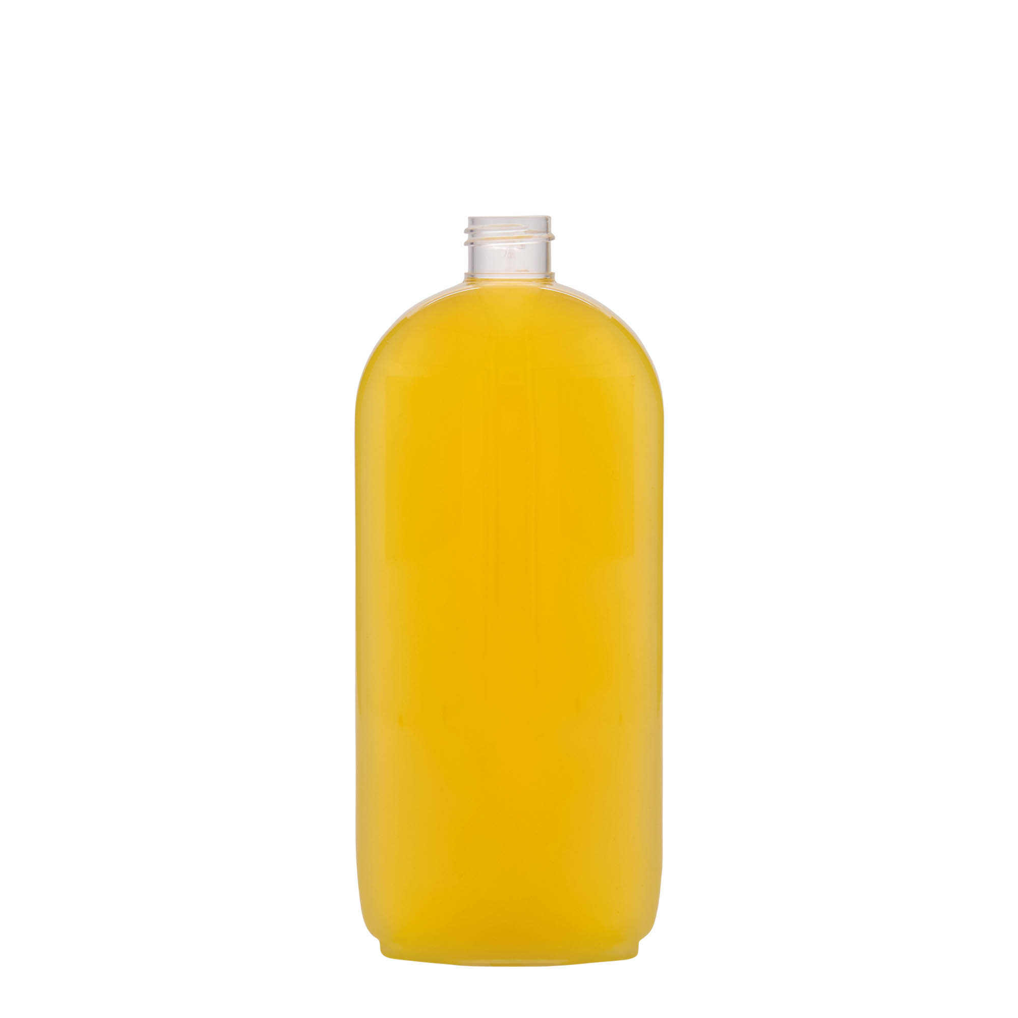 Bouteille en PET 500 ml 'Iris', ovale, plastique, bouchage: 24/410