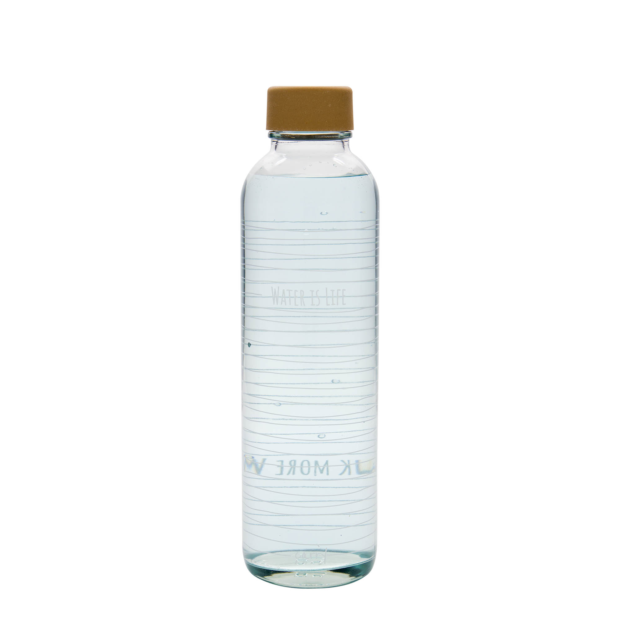 Gourde 700 ml 'CARRY Bottle', motif : Water is Life, bouchage: Bougage à vis Gourde 700 ml 'CARRY Bottle', motif : Water is Life, bouchage: Bougage à vis