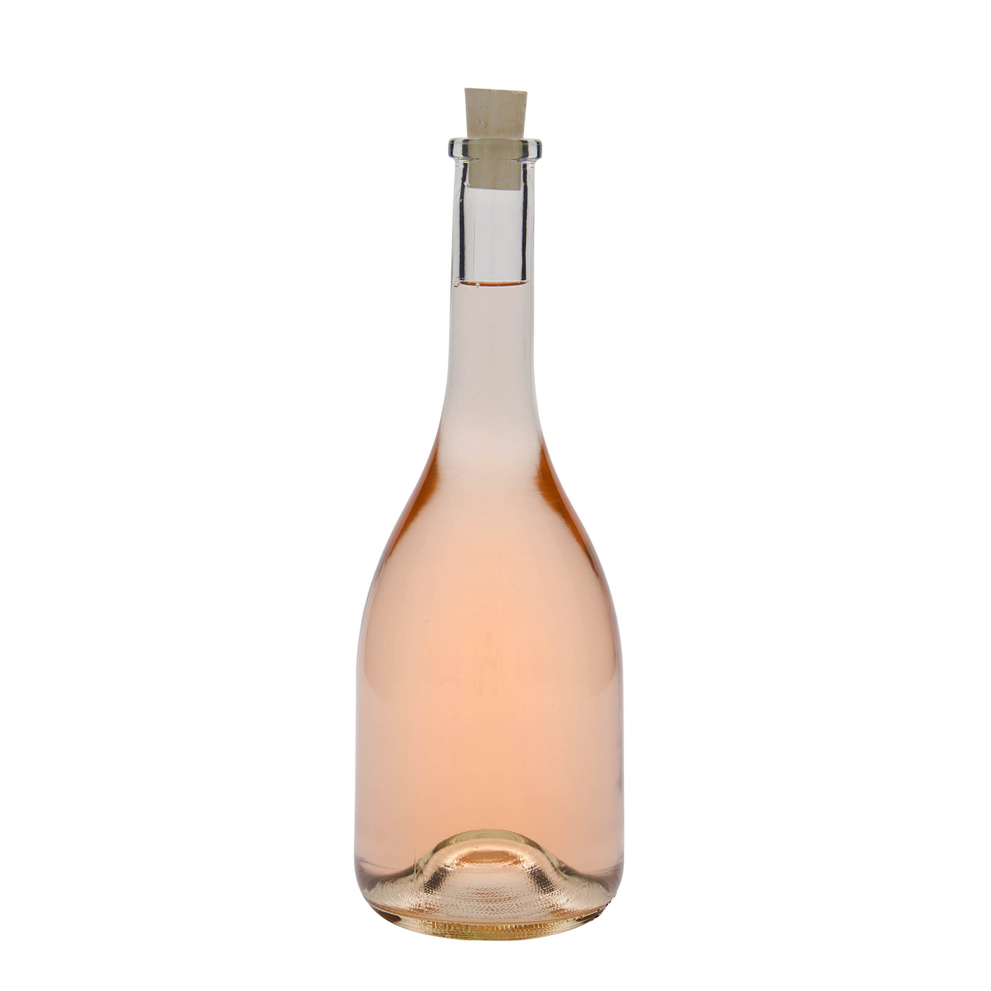 Glazen fles 'Rustica', 750 ml, monding: kurk Glazen fles 'Rustica', 750 ml, monding: kurk