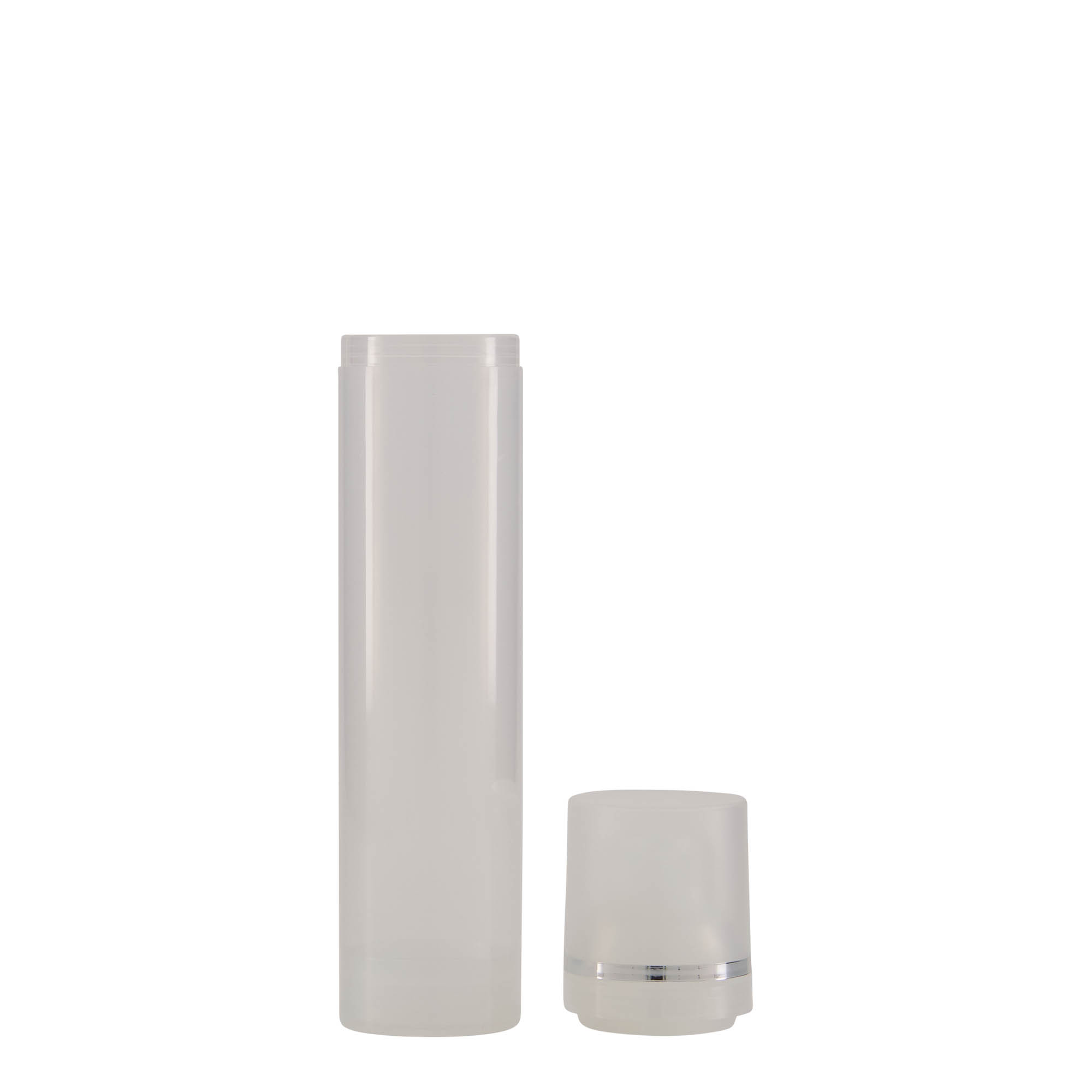 Flacon airless 100 ml 'Mezzo', plastique PP, nature Flacon airless 100 ml 'Mezzo', plastique PP, nature