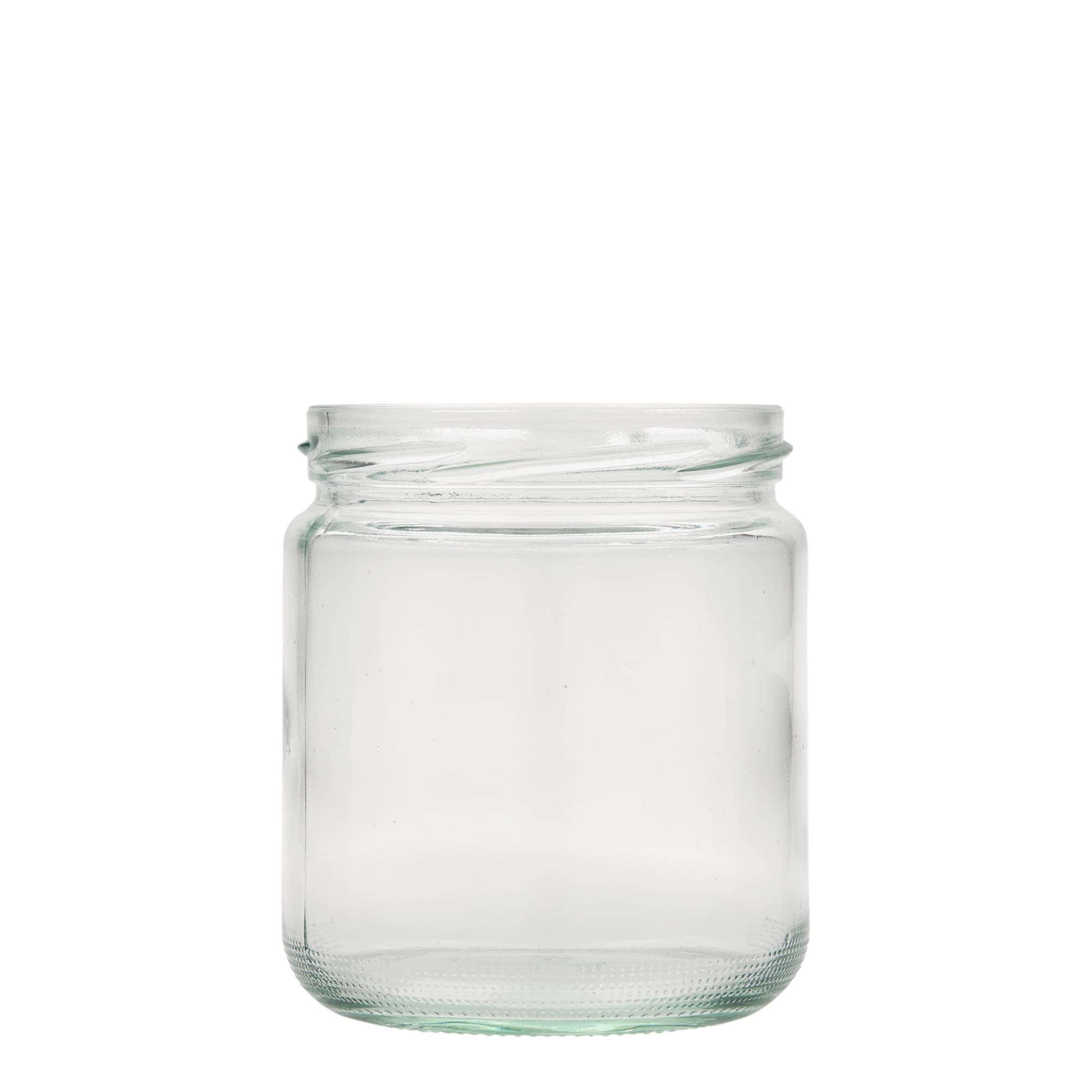 Ronde pot, 440 ml, monding: twist-off (TO 82) Ronde pot, 440 ml, monding: twist-off (TO 82)