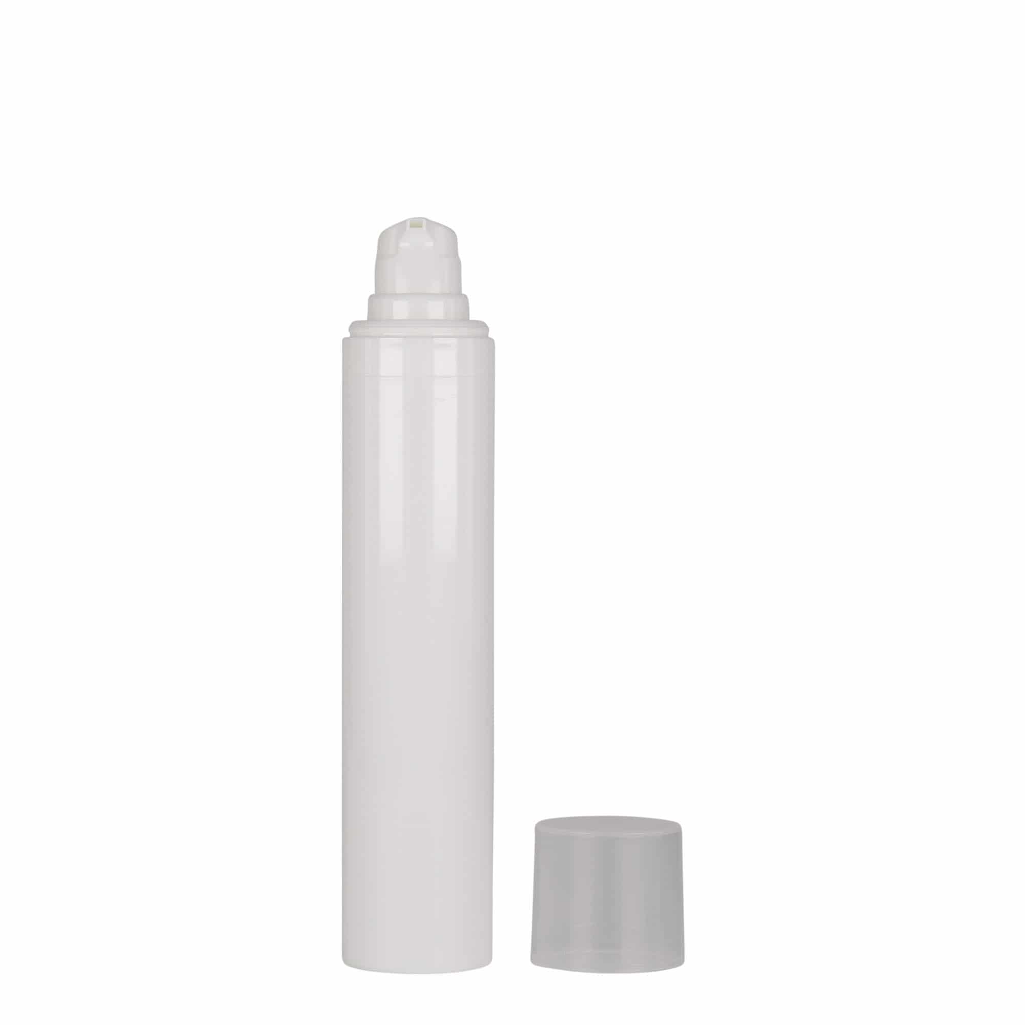 Flacon airless 50 ml 'Micro', plastique PP, blanc