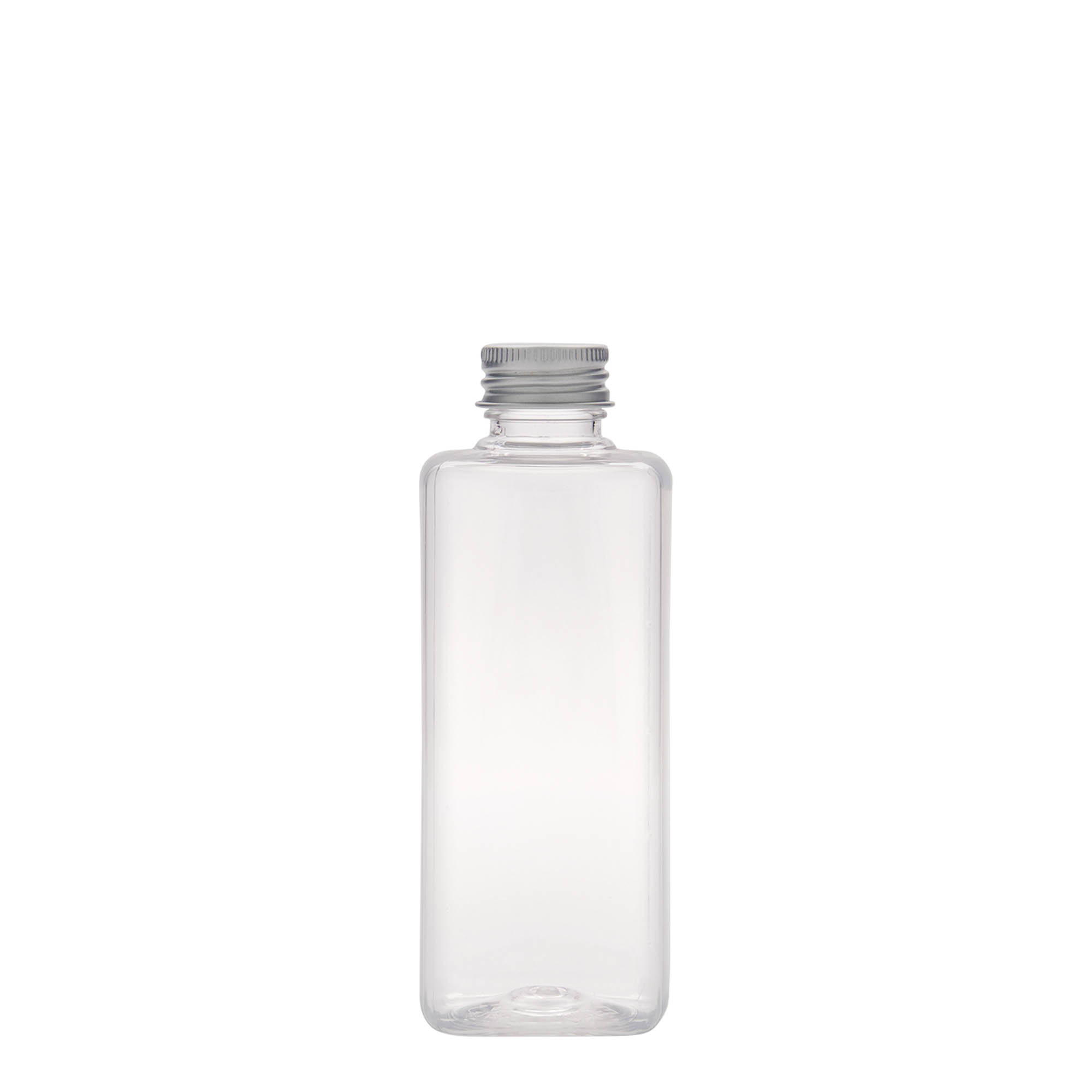 Petfles 'Karl', 200 ml, vierkant, kunststof, monding: 24/410 Petfles 'Karl', 200 ml, vierkant, kunststof, monding: 24/410