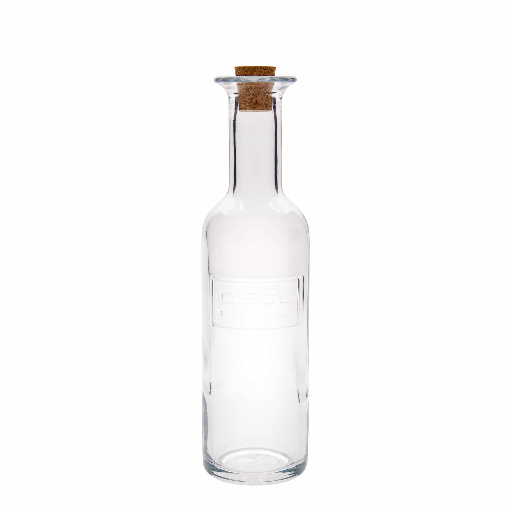 Glazen fles 'Optima Fine Wine', 500 ml, monding: kurk
