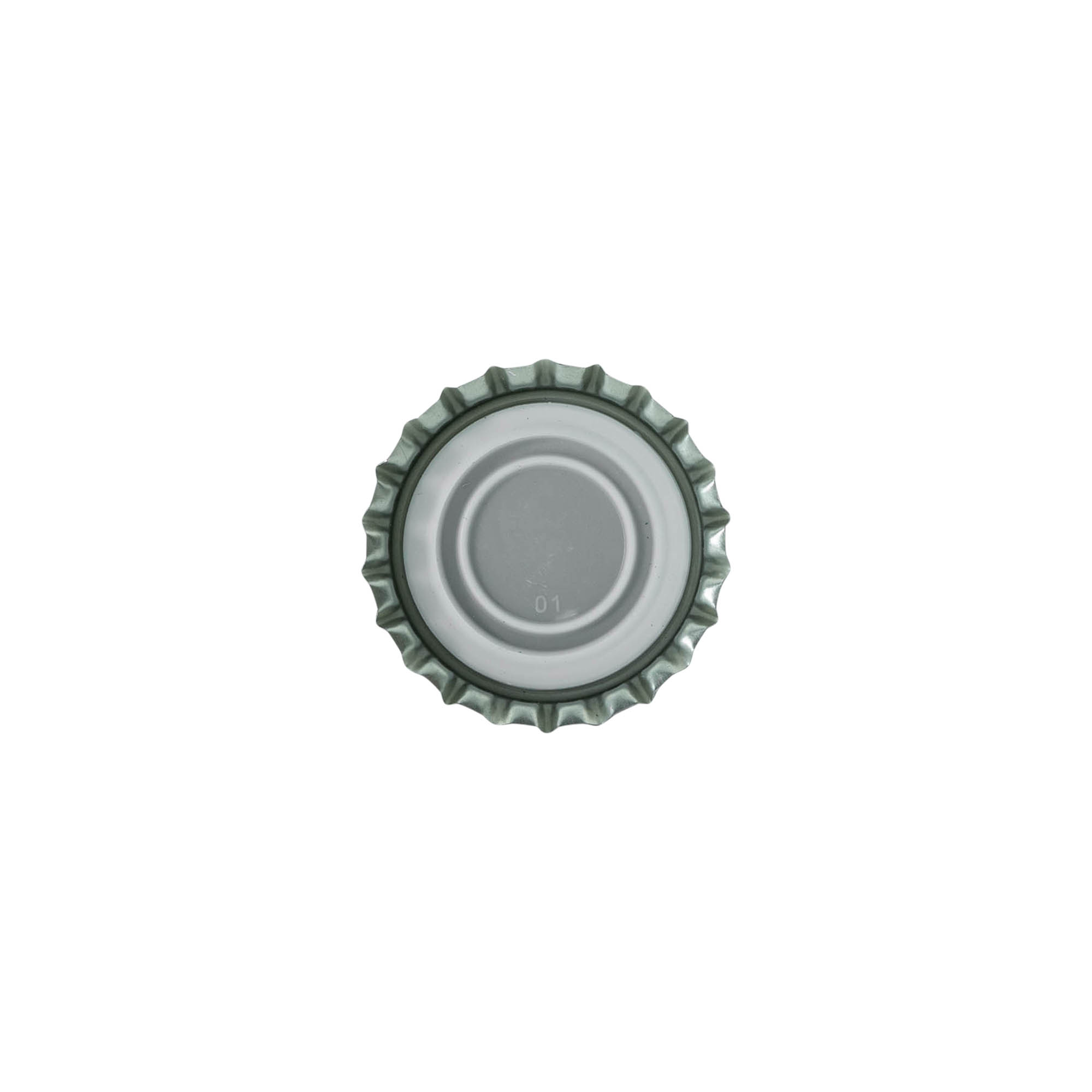 Kroonkurk, 29 mm, metaal, zwart