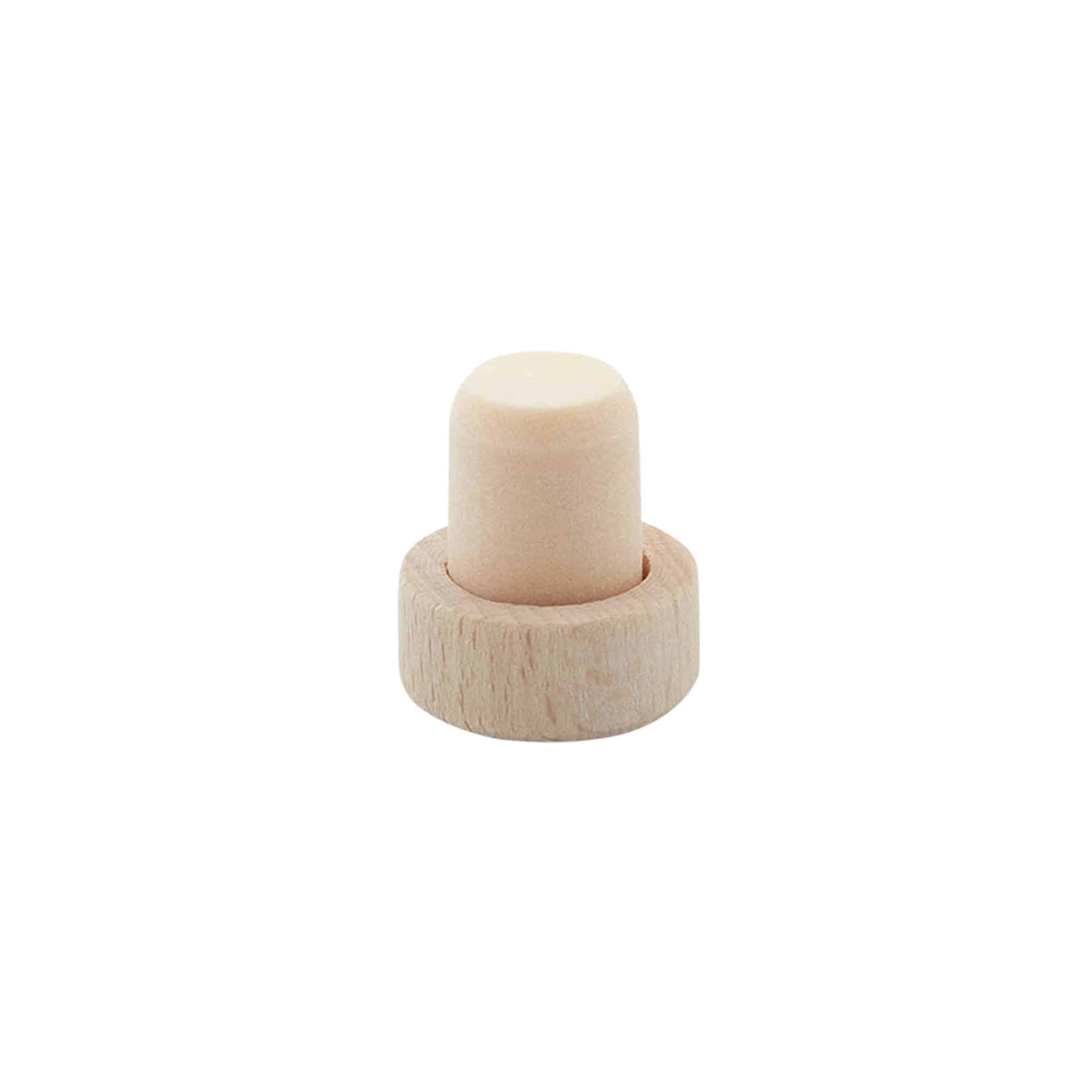 Dopkurk, 14 mm, hout/kunststof, voor monding: kurk