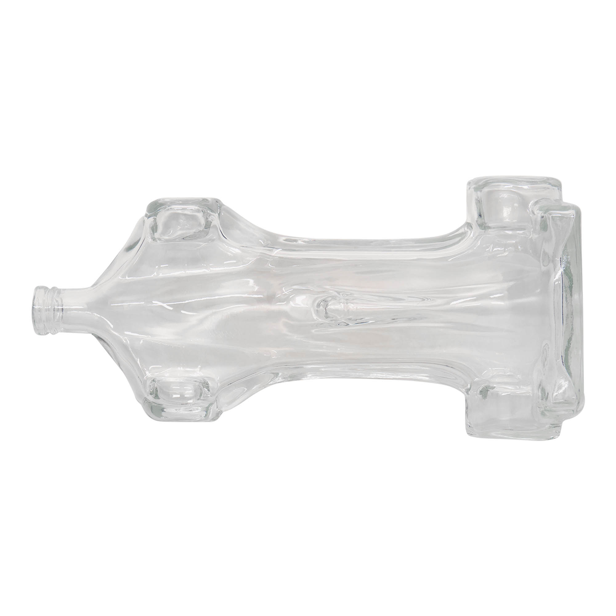 Glazen fles 'Racewagen', 200 ml, monding: kurk