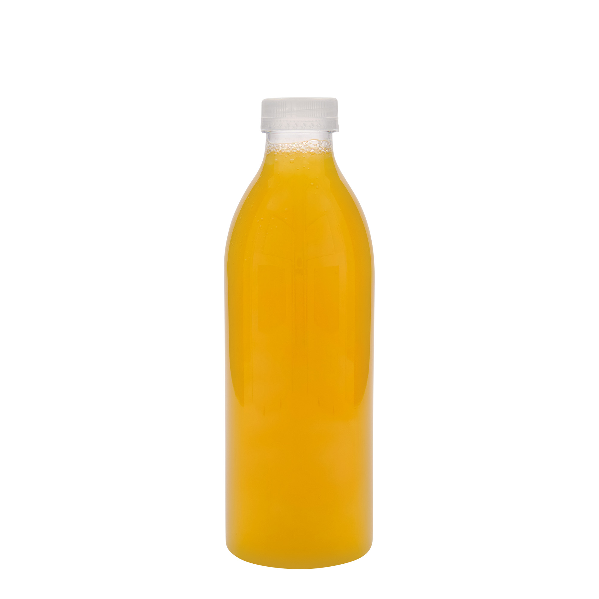 Petfles standaard, 1000 ml, kunststof, monding: 38 mm