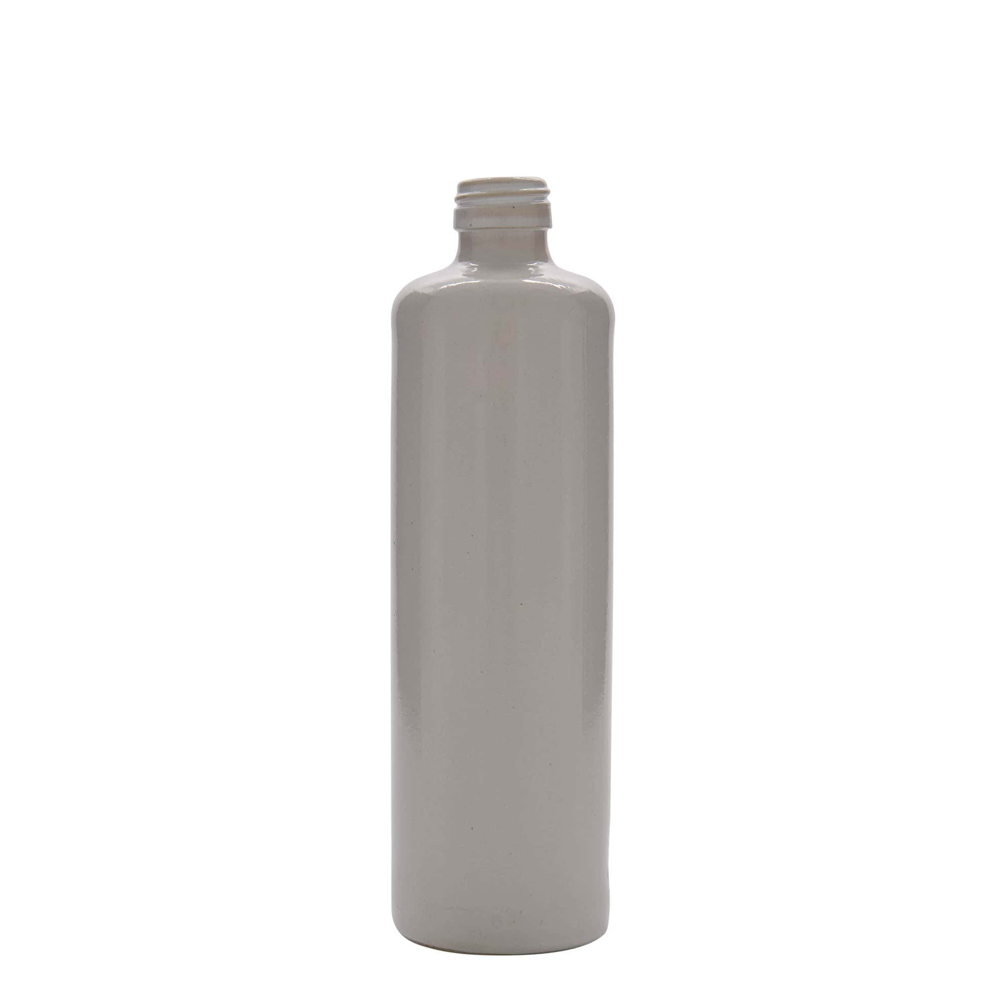 Keramische kruik, 500 ml, steengoed, wit, monding: PP 31,5