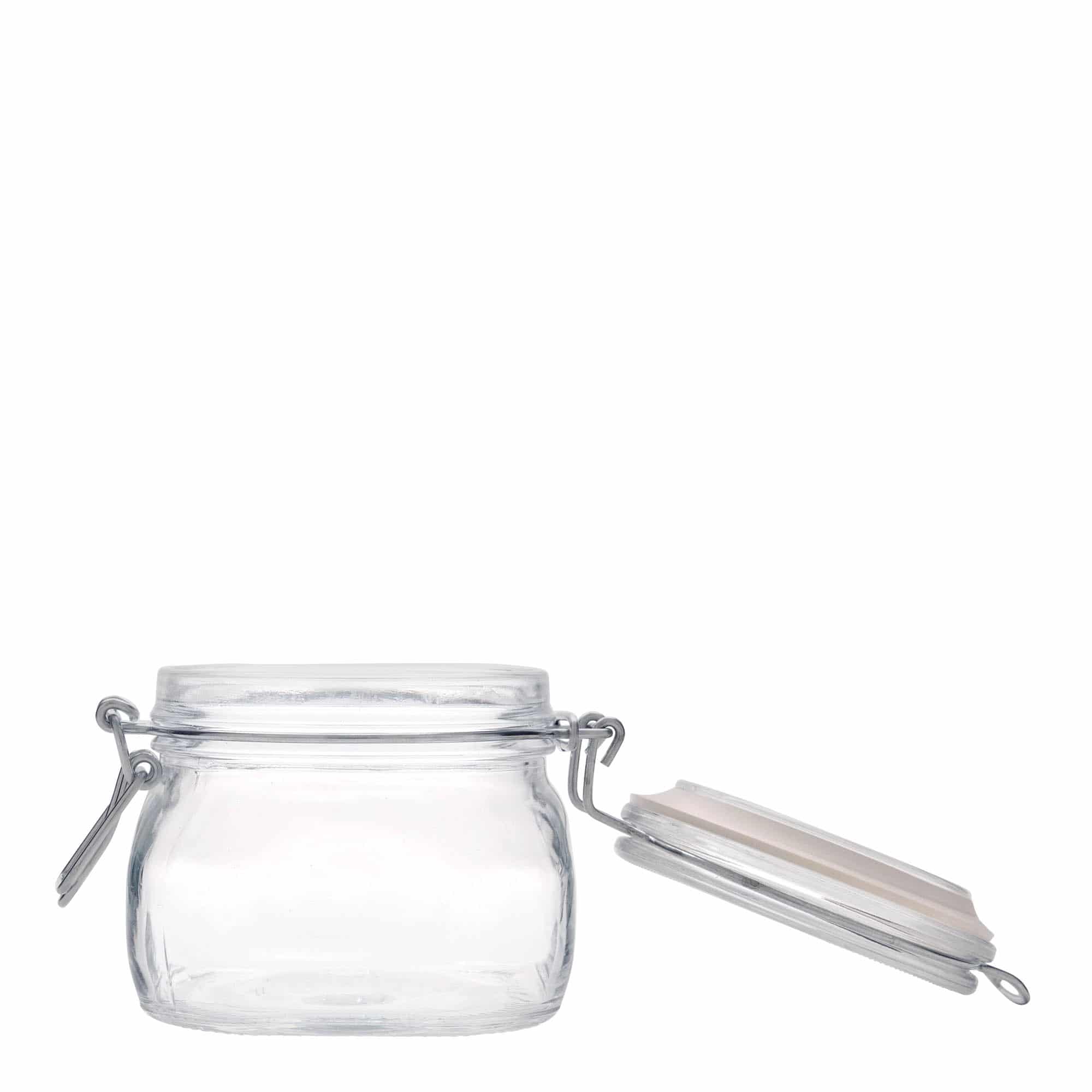 Pot met beugelsluiting 'Fido', 500 ml, vierkant, monding: beugelsluiting Pot met beugelsluiting 'Fido', 500 ml, vierkant, monding: beugelsluiting