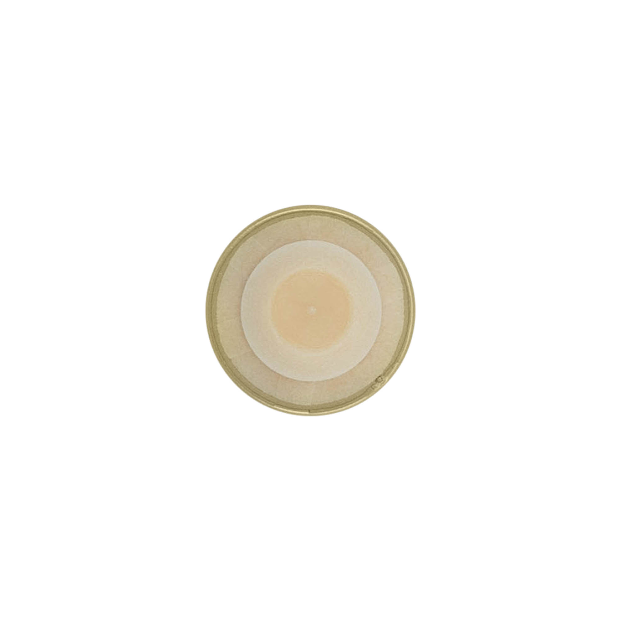 Dopkurk, 19 mm, kunststof, goud, voor monding: kurk