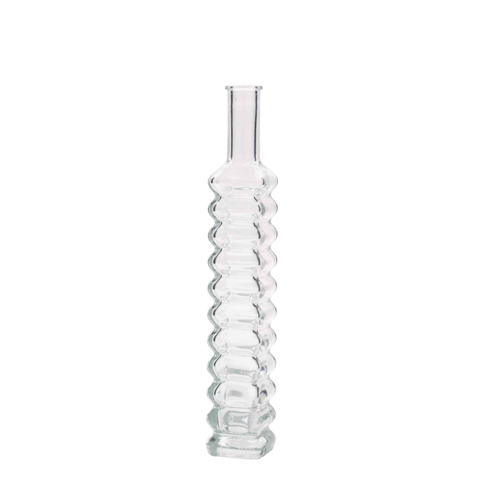Bouteille en verre 100 ml 'Roma', carrée, bouchage: bouchon Bouteille en verre 100 ml 'Roma', carrée, bouchage: bouchon
