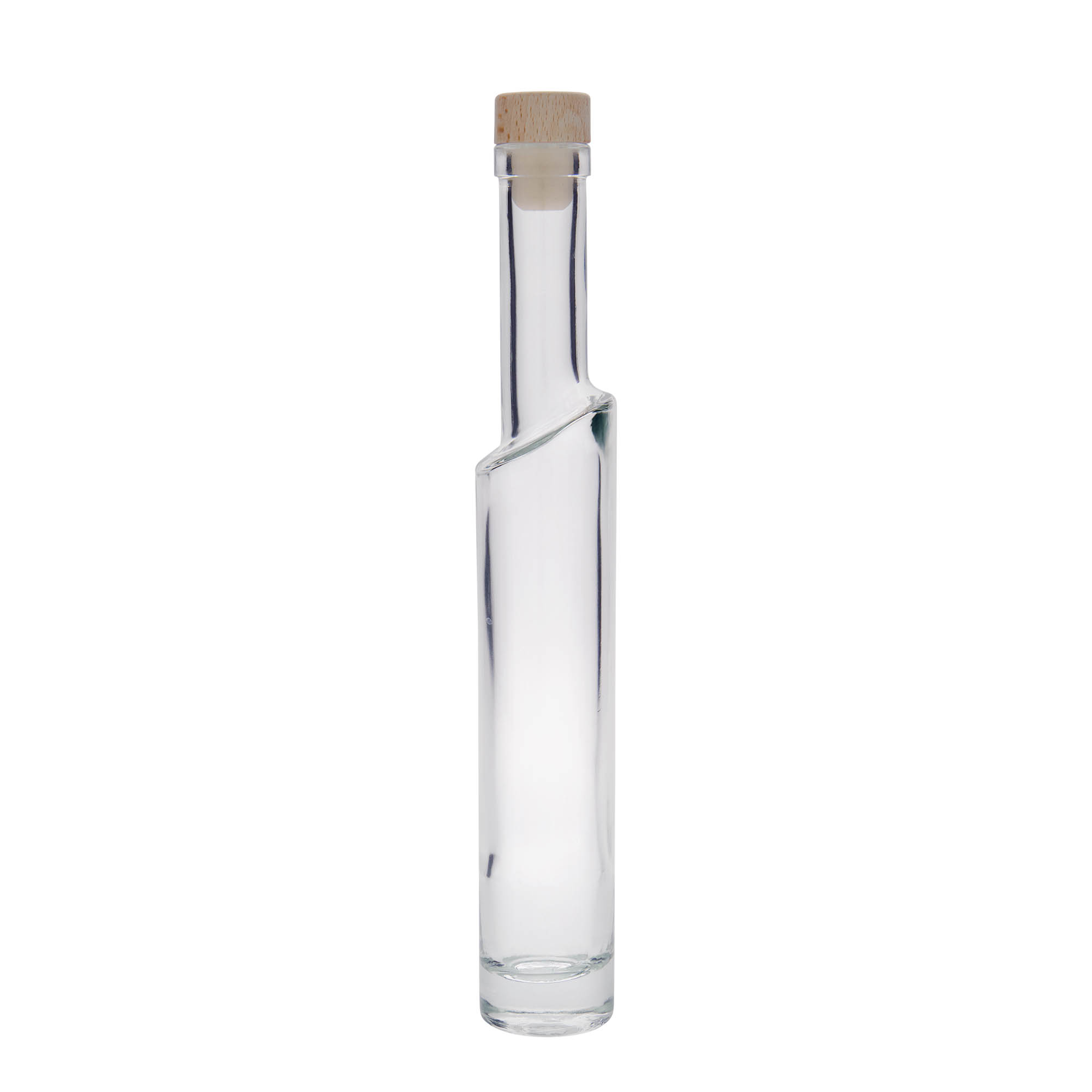 Glazen fles 'Feeling', 200 ml, monding: kurk Glazen fles 'Feeling', 200 ml, monding: kurk