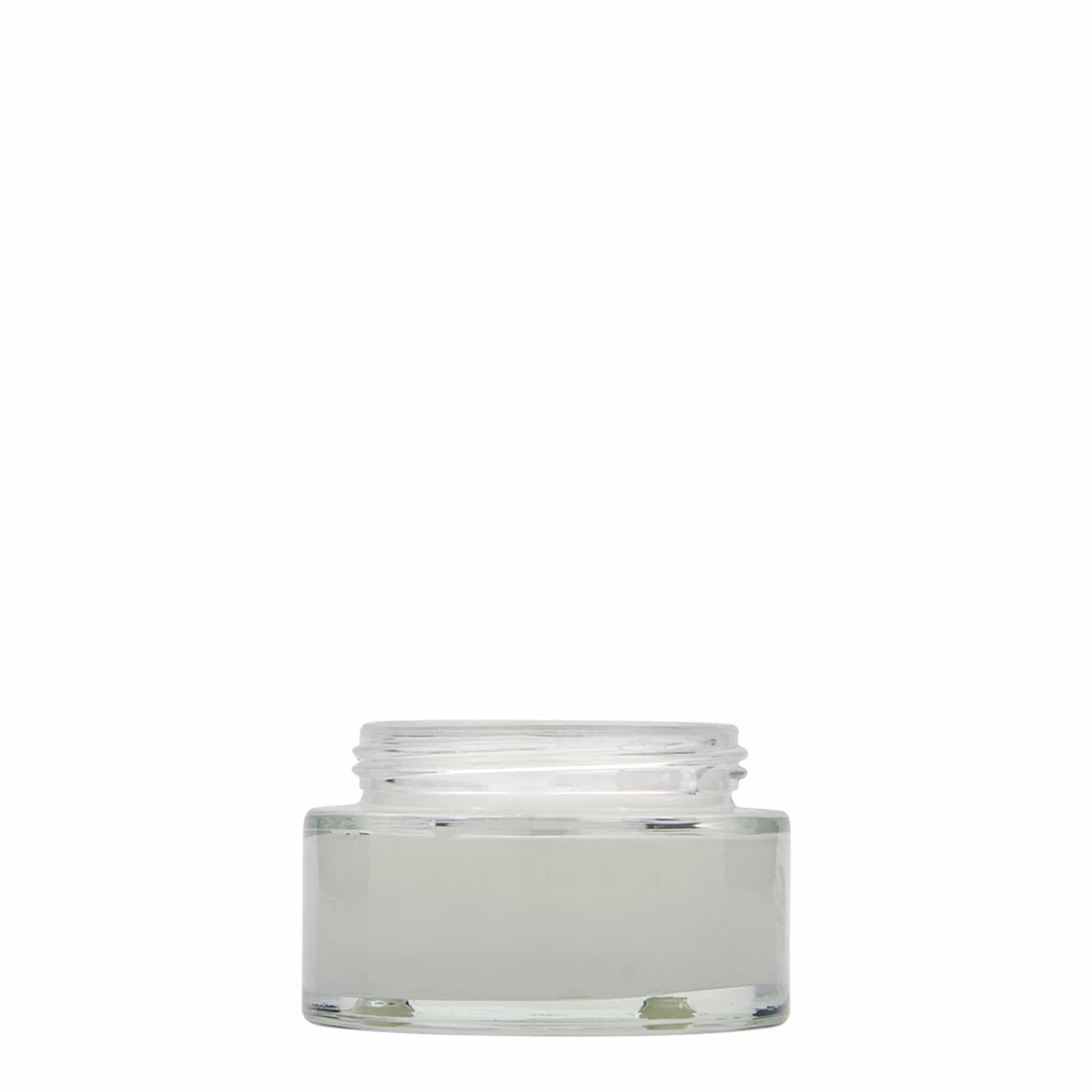 Pot 50 ml 'Clear Edition', verre, bouchage: Bougage à vis Pot 50 ml 'Clear Edition', verre, bouchage: Bougage à vis
