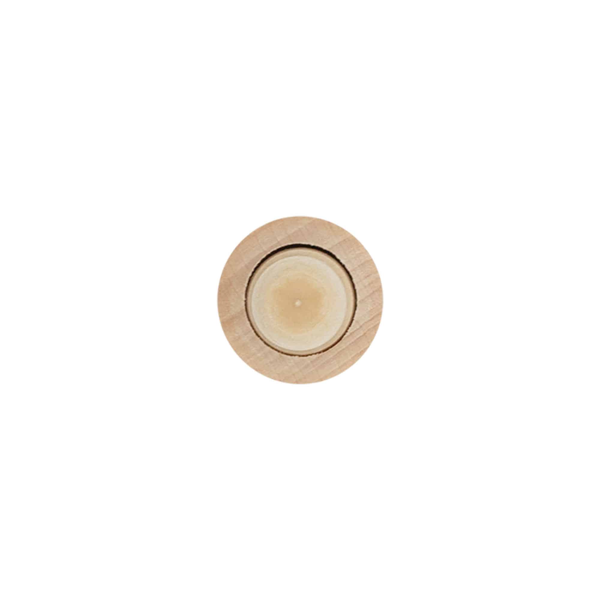 Bouchon à poignée 16 mm, plastique-bois/plastique, multicolore, pour bouchage: bouchon
