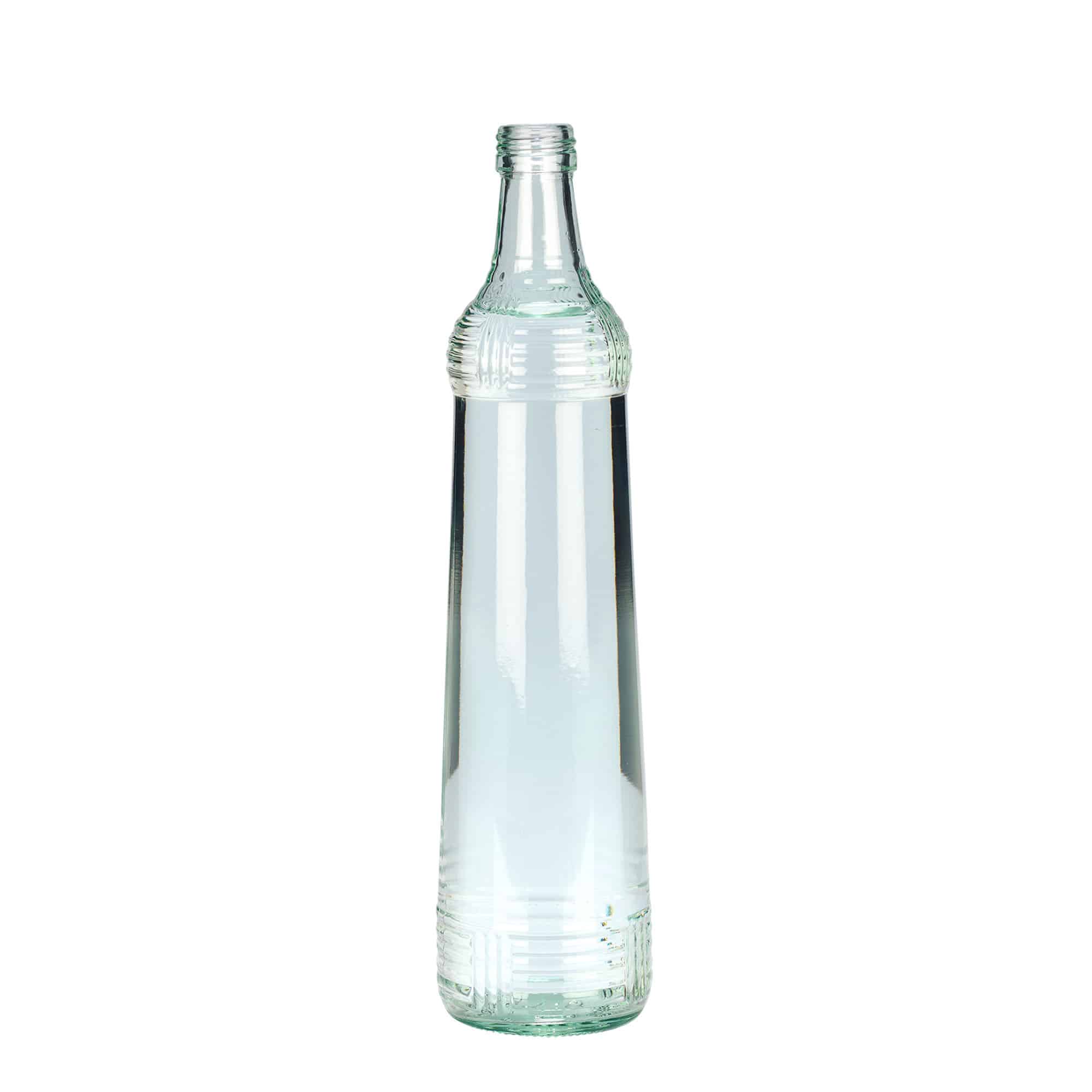 700 ml glazen fles wodka Ui, mond: PP 28