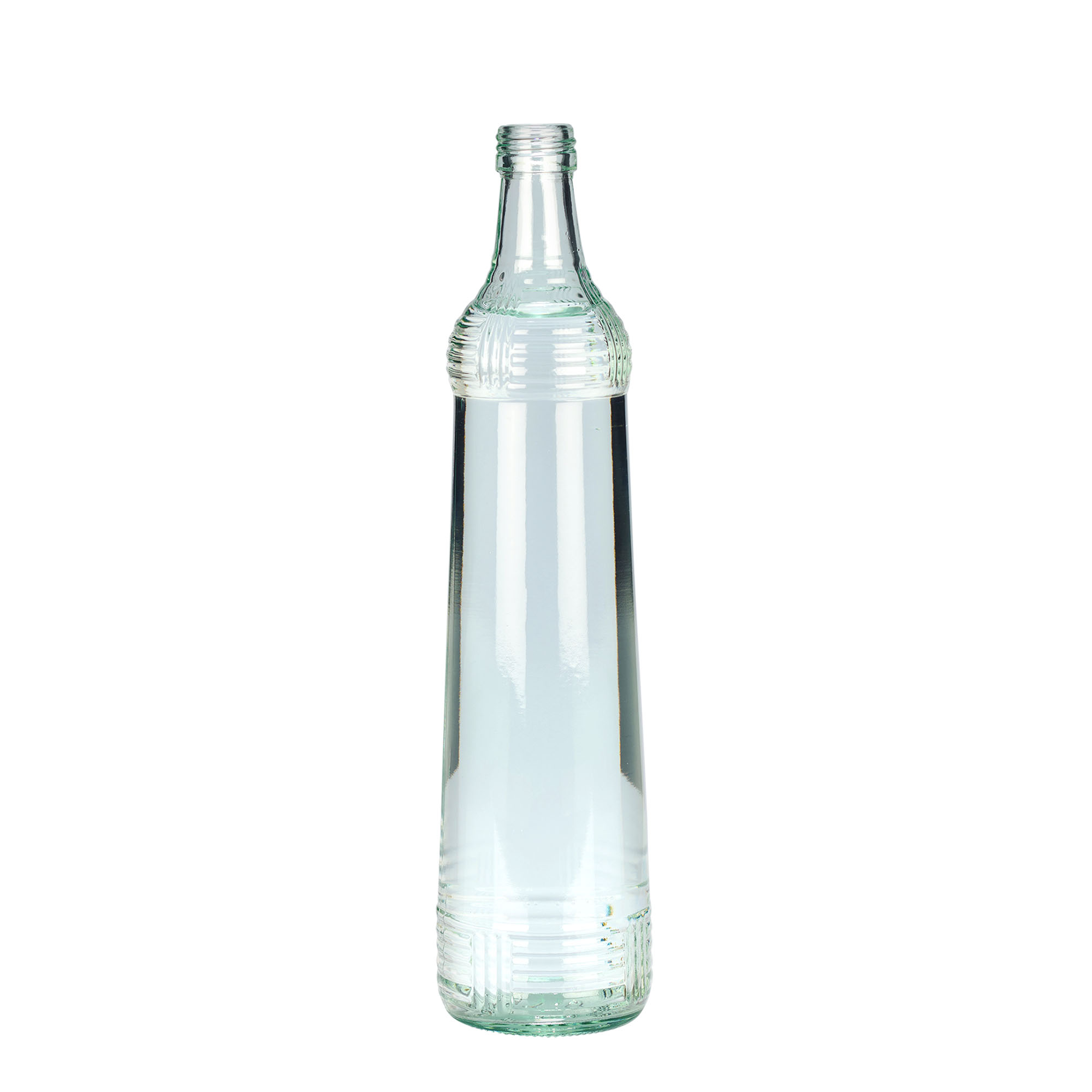 700 ml glazen fles wodka Ui, mond: PP 28