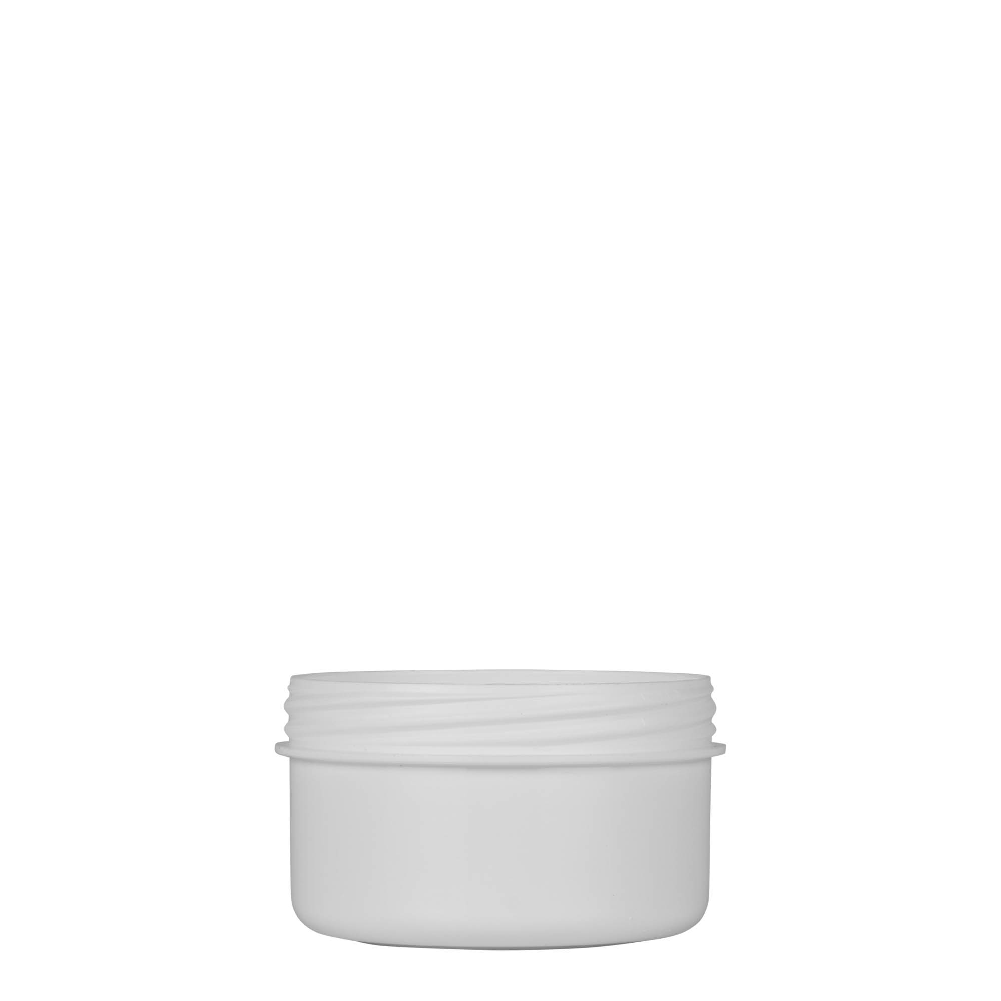 Boîte en plastique 60 ml 'White Line', PP, blanche, bouchage: Bougage à vis Boîte en plastique 60 ml 'White Line', PP, blanche, bouchage: Bougage à vis