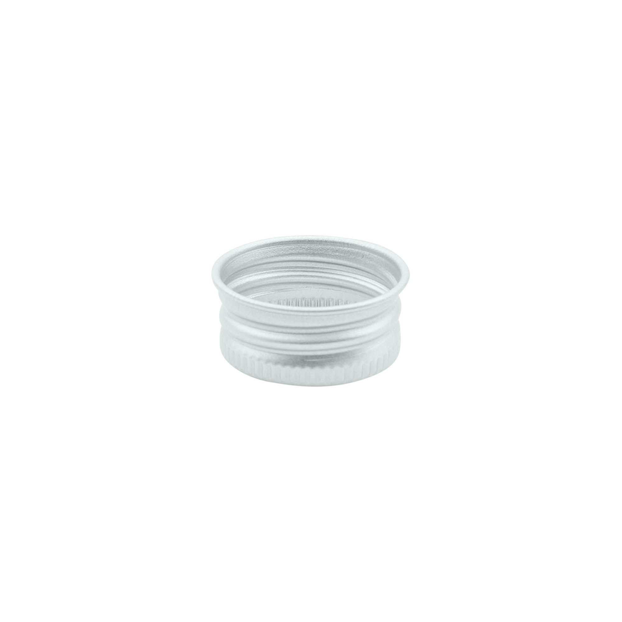Schroefsluiting, metaal, zilver, voor monding: 24/410