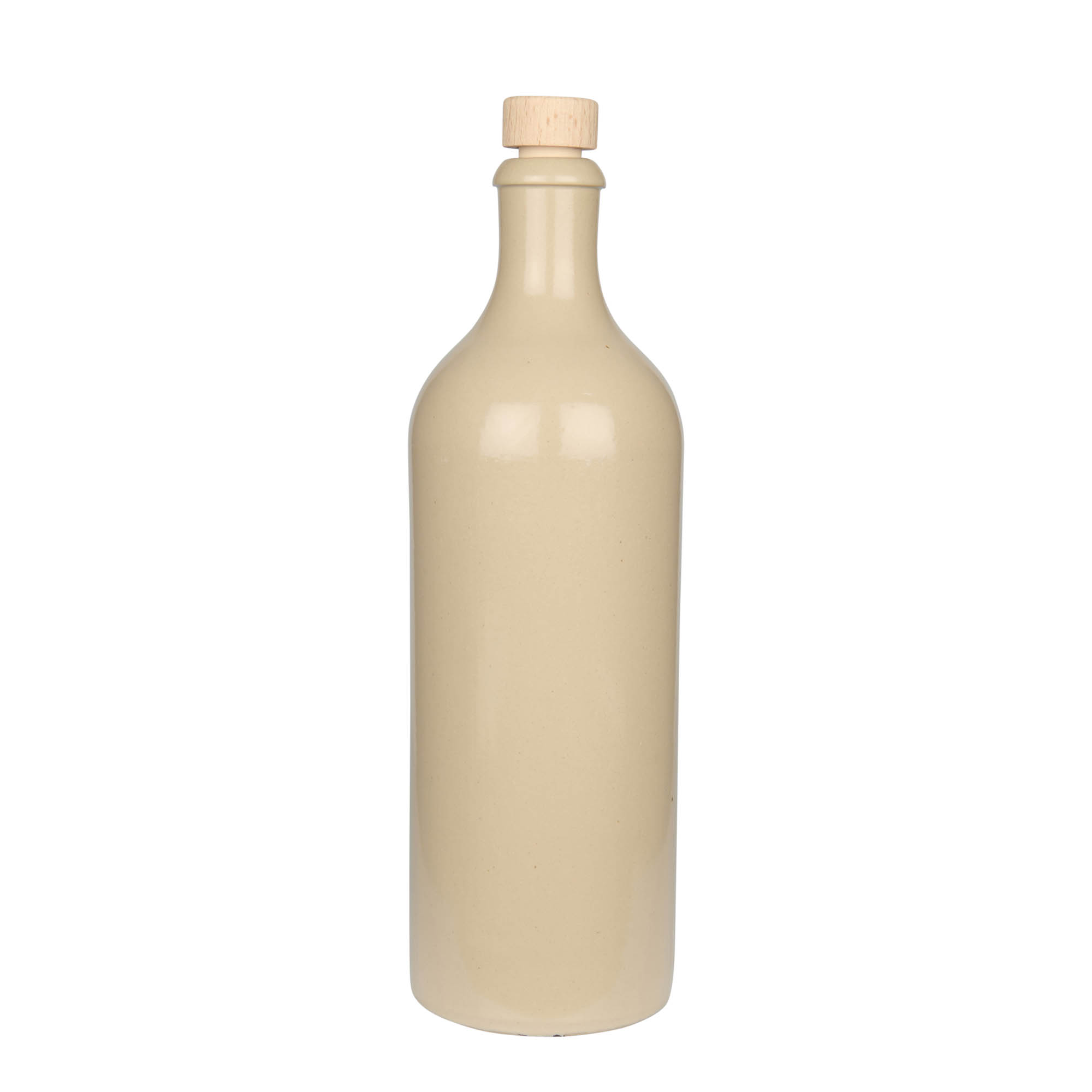 Keramische kruik, 750 ml, steengoed, beige, monding: kurk Keramische kruik, 750 ml, steengoed, beige, monding: kurk