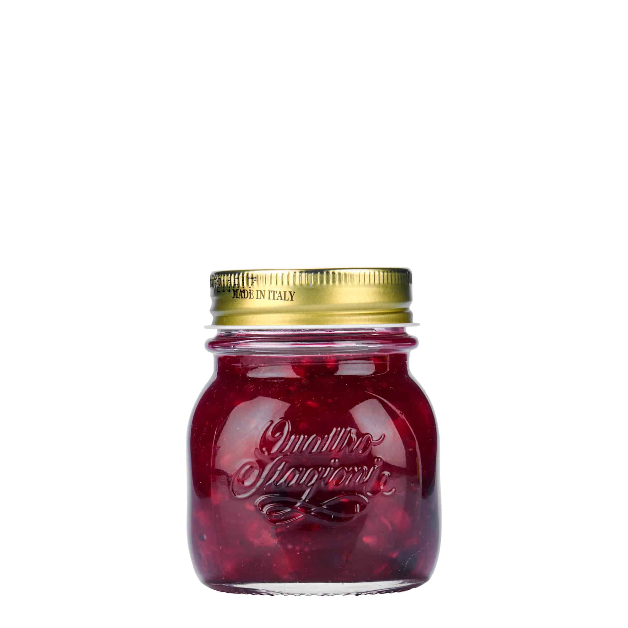 Bocal 150 ml 'Quattro Stagioni', bouchage: Bougage à vis