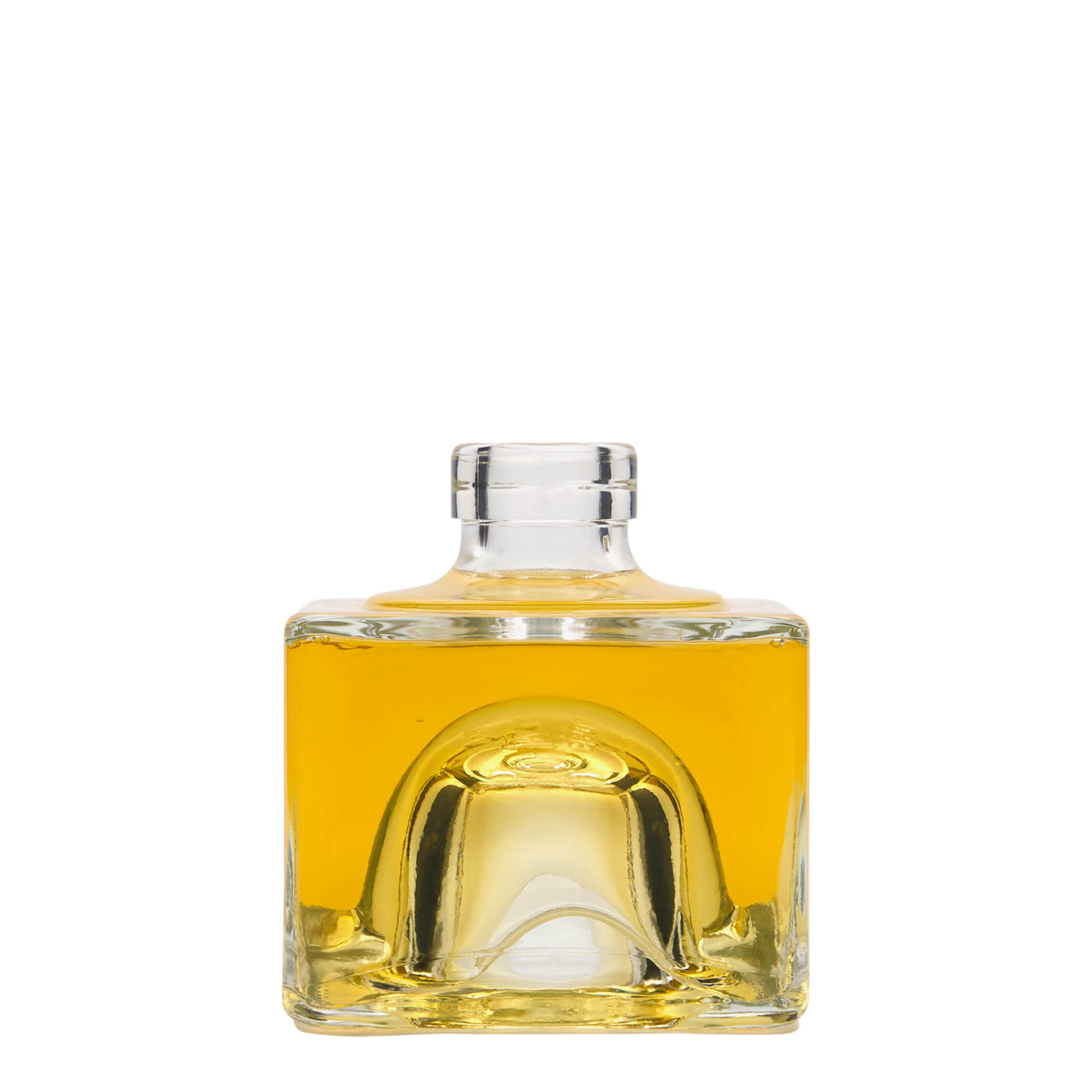 Bouteille en verre 200 ml « Cocolores », carrée, bouchage: bouchon