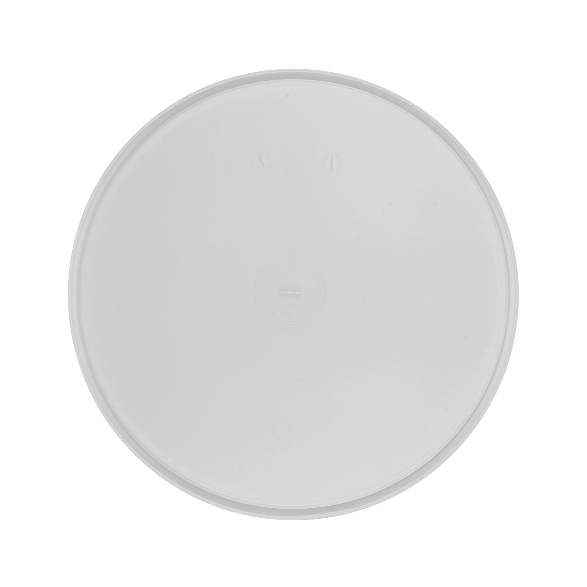 Couvercle pour seau 20 l, plastique PP, blanc