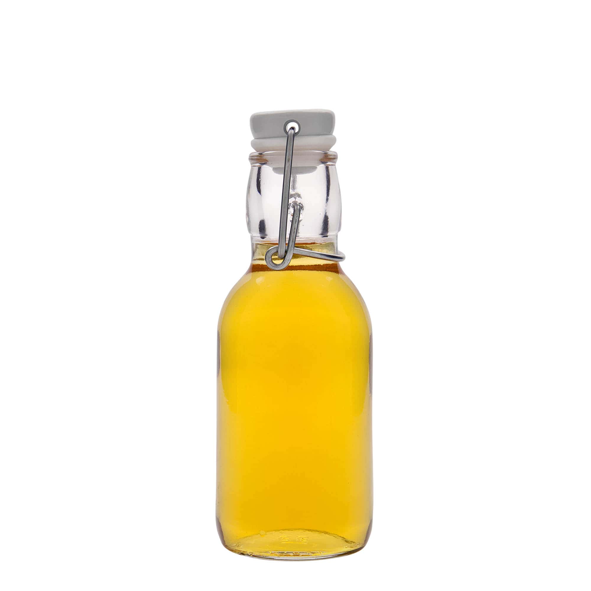 Glazen fles 'Emilia', 250 ml, monding: beugelsluiting Glazen fles 'Emilia', 250 ml, monding: beugelsluiting