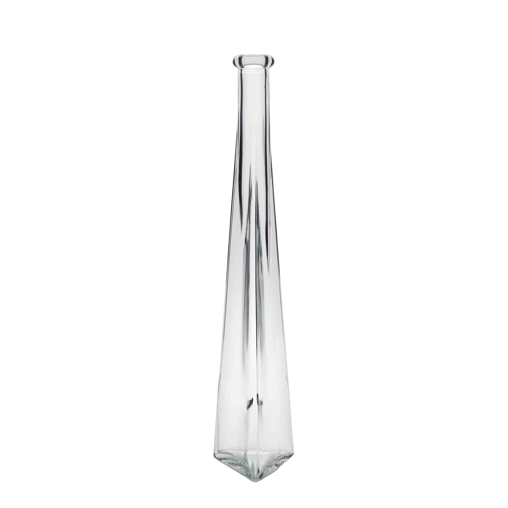 Bouteille en verre 200 ml 'Dama Triangolore', triangulaire, bouchage: bouchon Bouteille en verre 200 ml 'Dama Triangolore', triangulaire, bouchage: bouchon