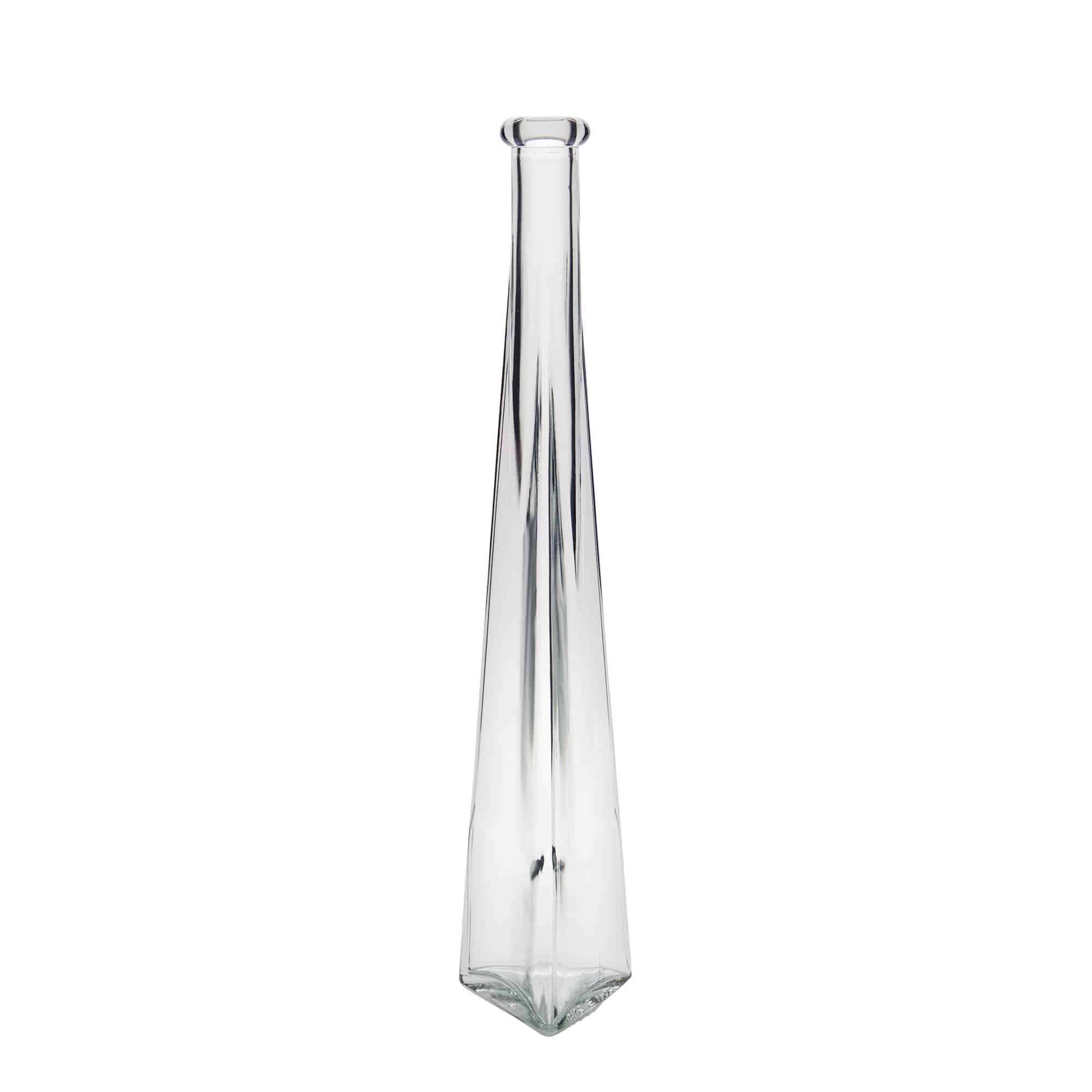 Bouteille en verre 200 ml 'Dama Triangolore', triangulaire, bouchage: bouchon