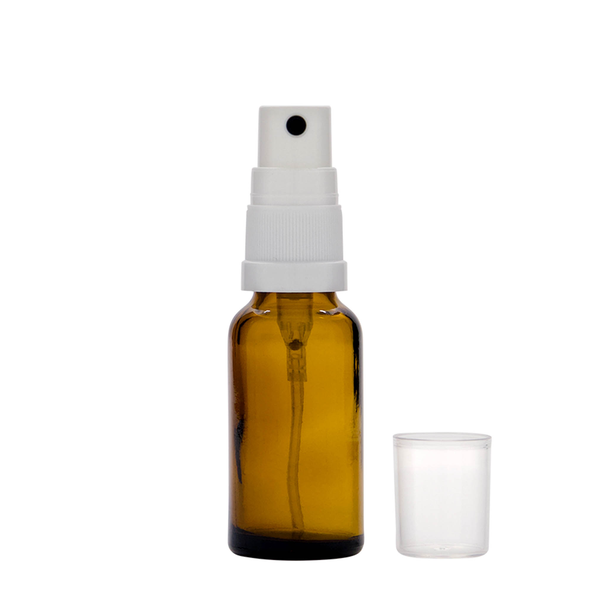 Flacon vaporisateur médical 20 ml, verre, marron, bouchage: DIN 18 Flacon vaporisateur médical 20 ml, verre, marron, bouchage: DIN 18