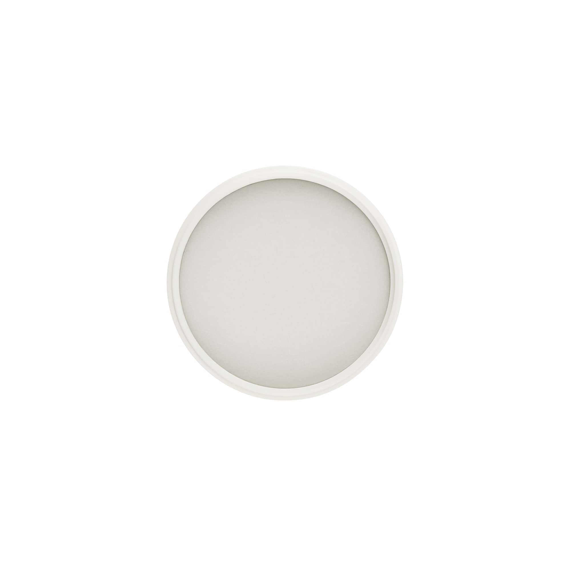 Schroefdop voor 60 ml 'Brown Line', HPM-kunststof, wit
