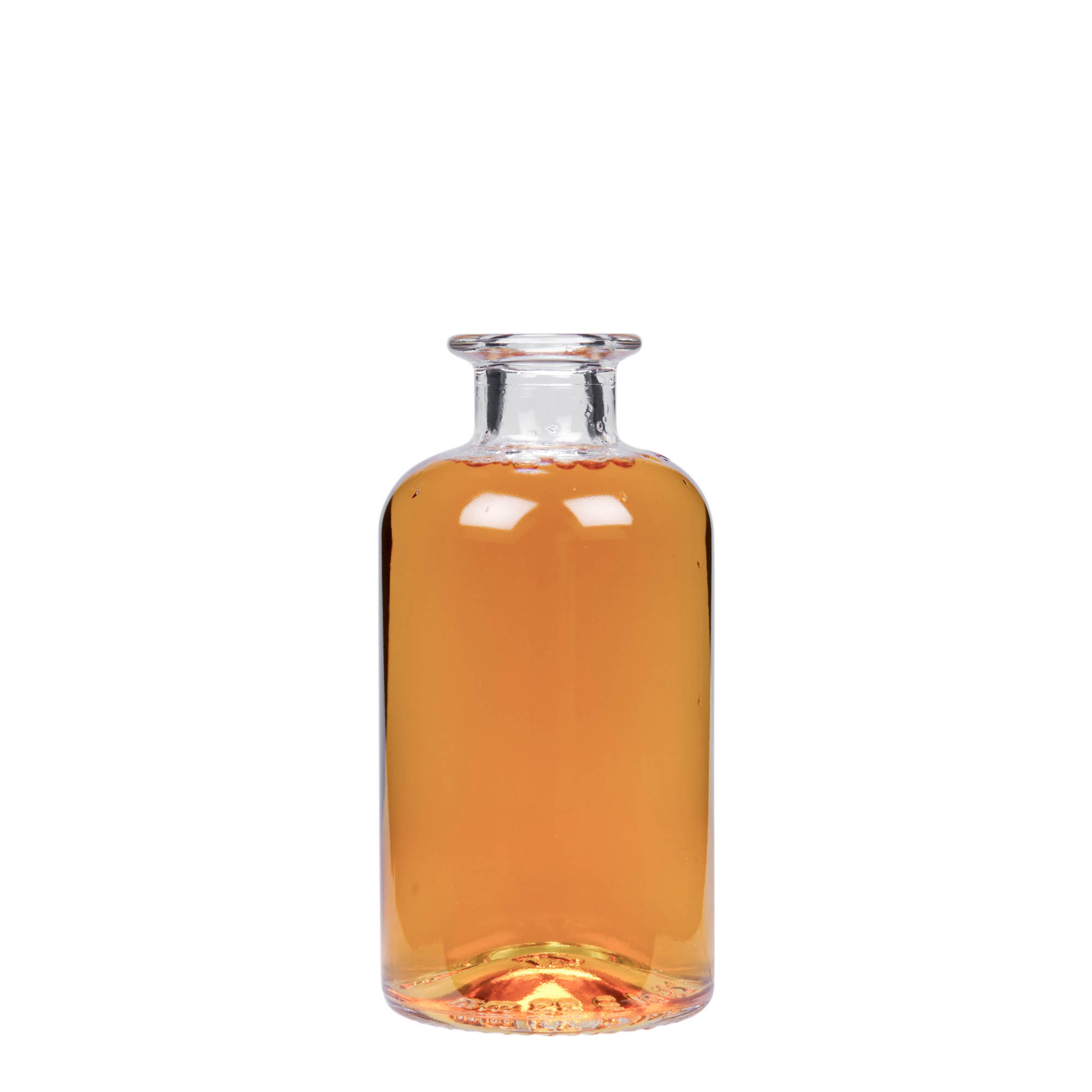 Glazen fles Apotheker, 250 ml, monding: kurk