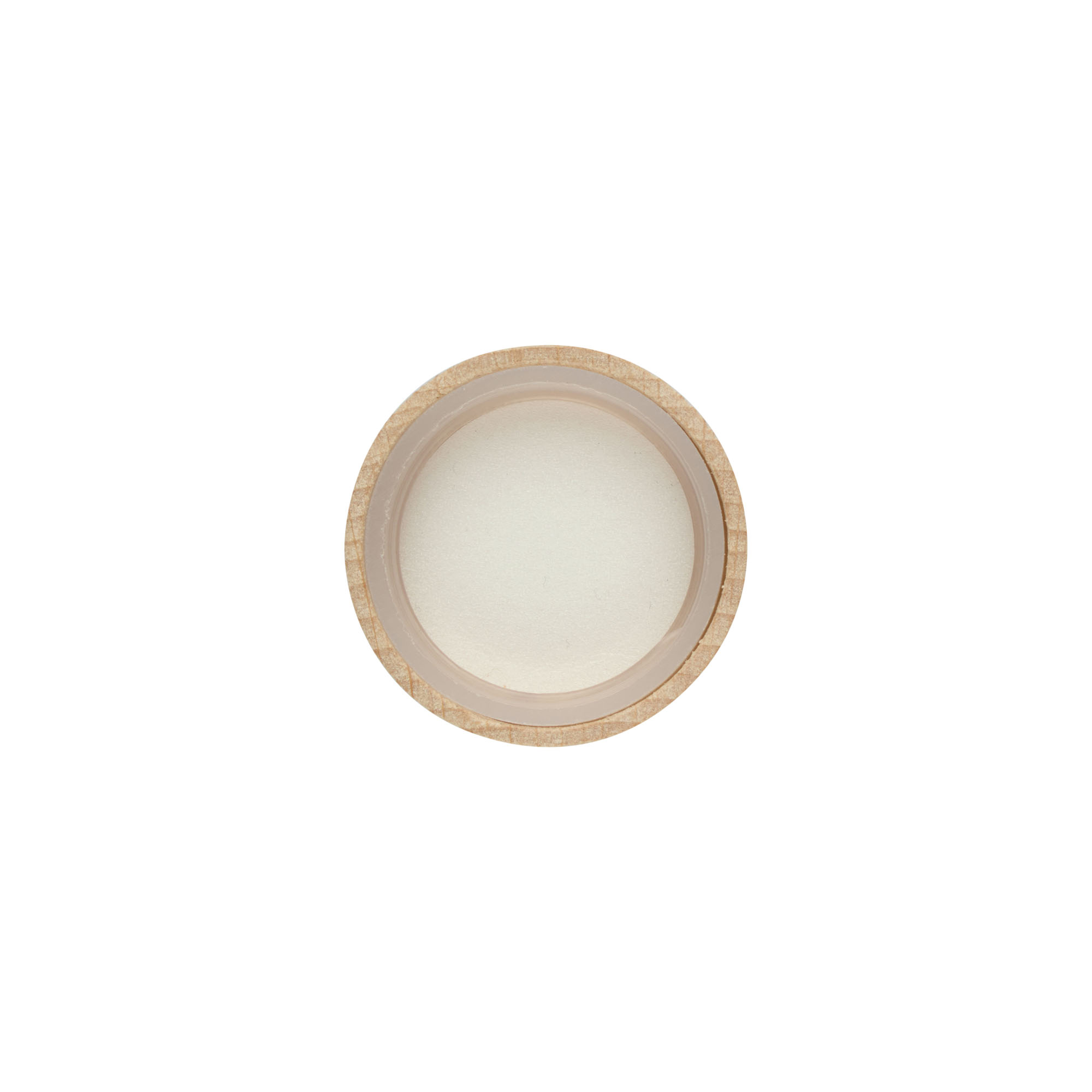 Bouchon à vis, bois, beige, pour goulot : GPI 28/400 Bouchon à vis, bois, beige, pour goulot : GPI 28/400