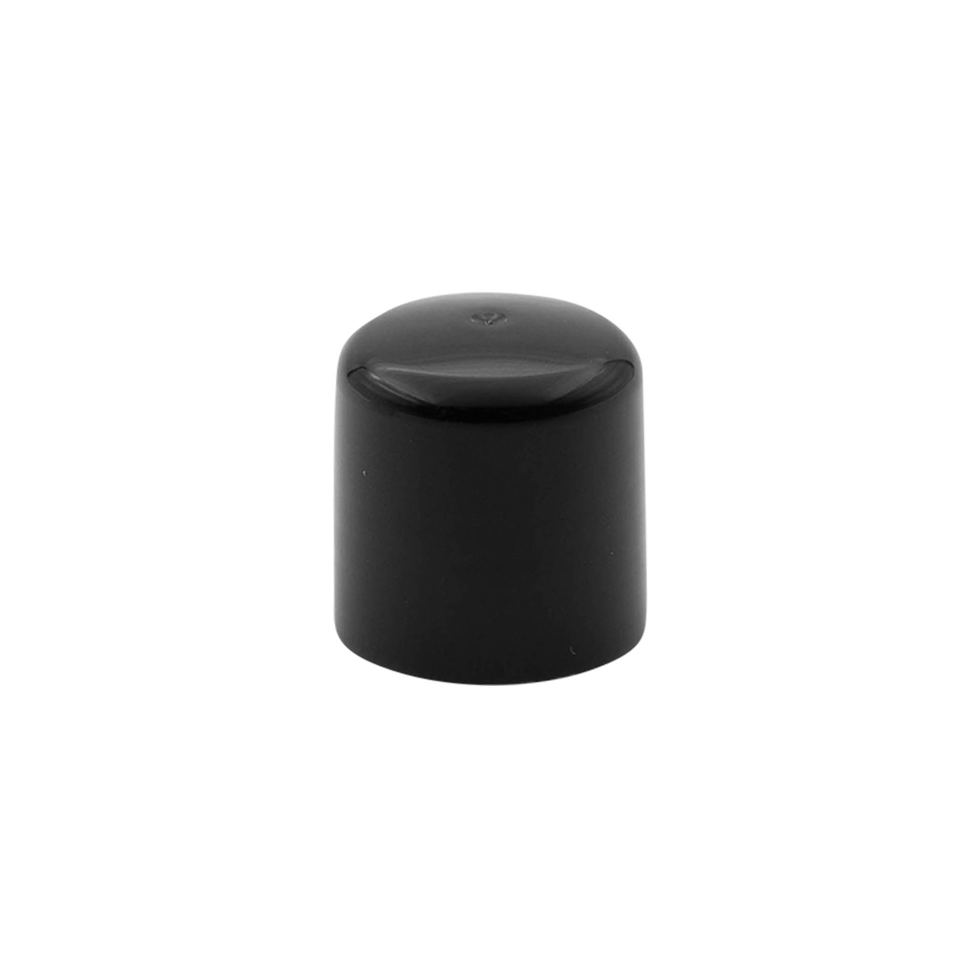 Bougage à vis avec insert de pulvérisation, plastique PP, noir, pour bouchage: 24/410