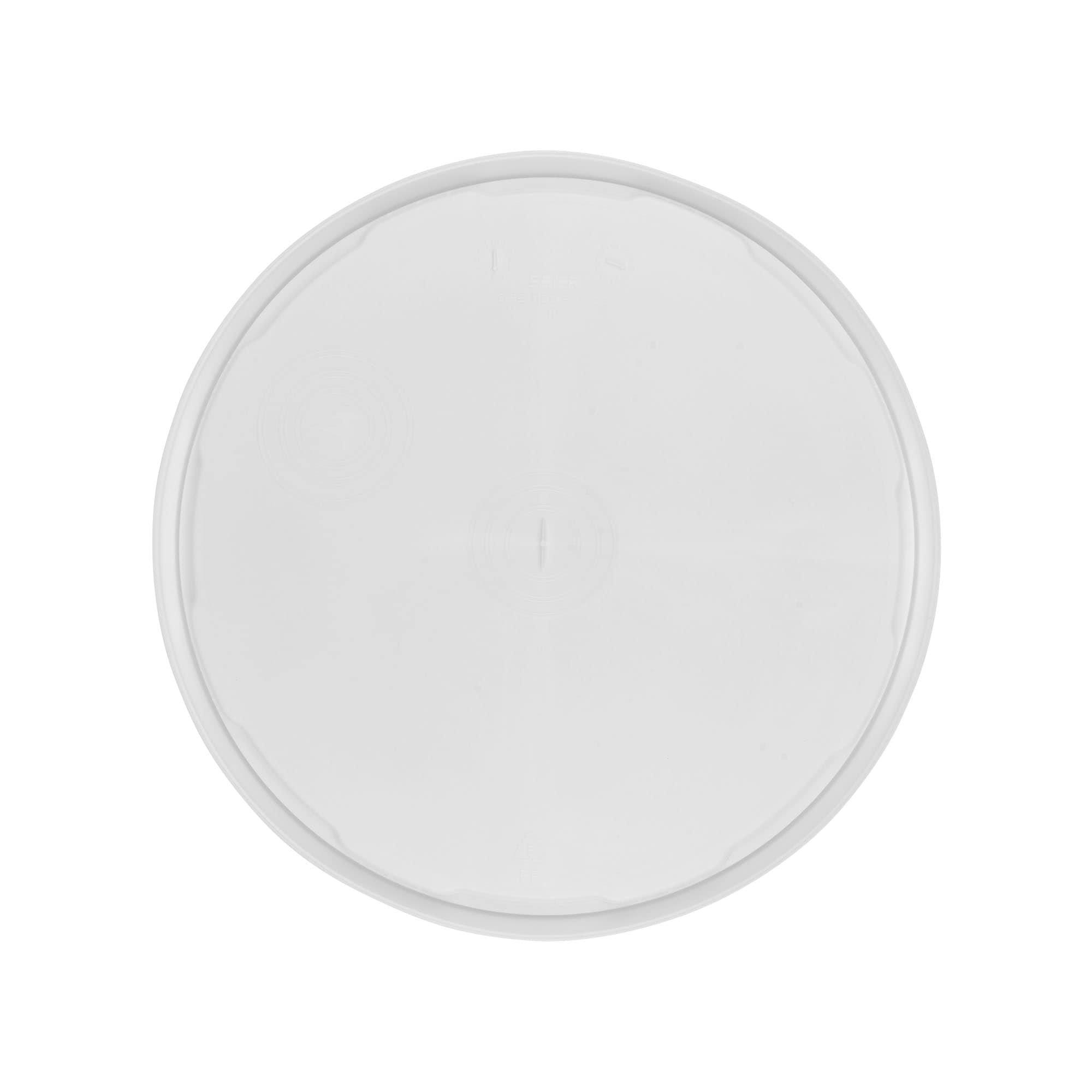 Couvercle pour seau 12,5 l, plastique PP, blanc