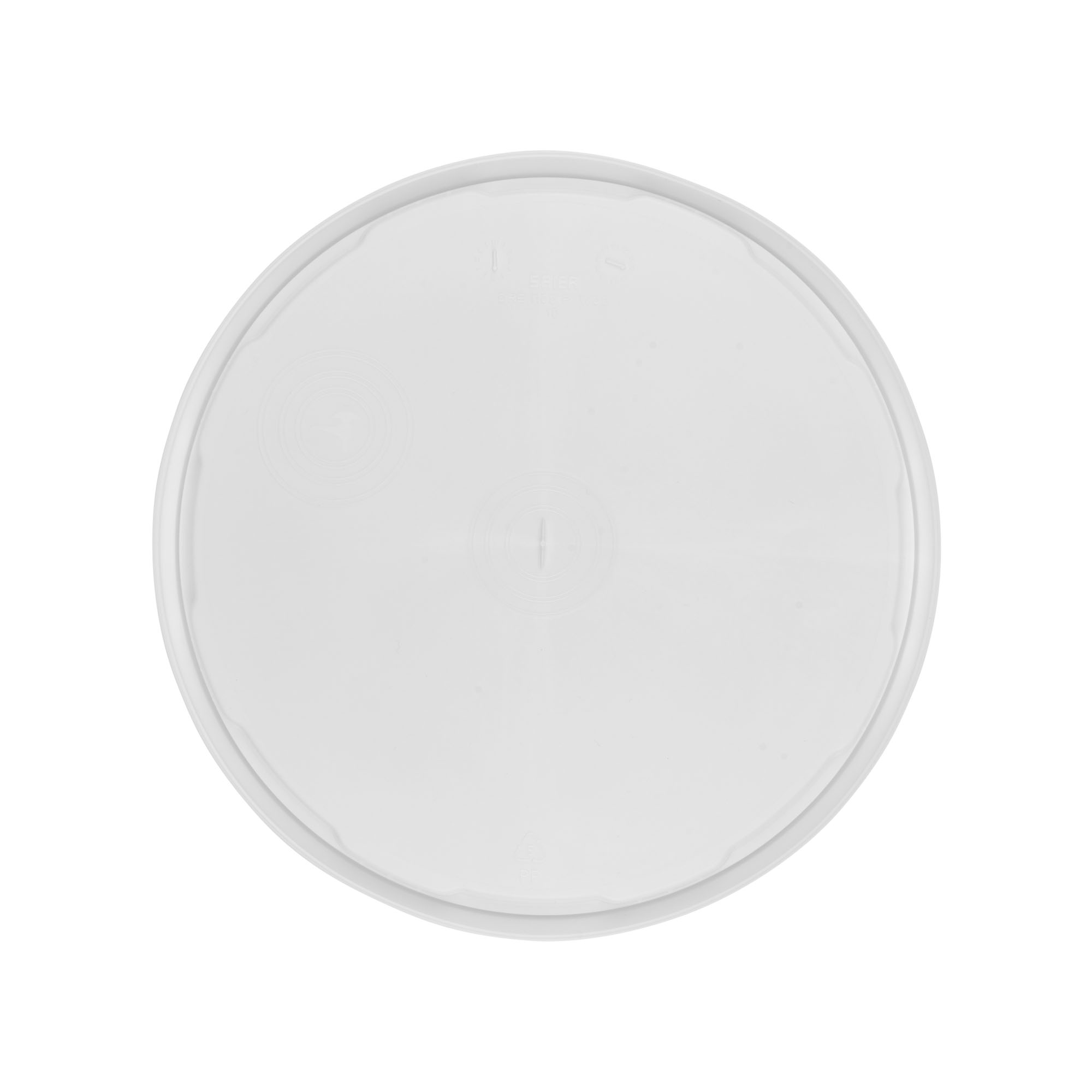 Deksel voor emmer 12,5 l, PP-kunststof, wit