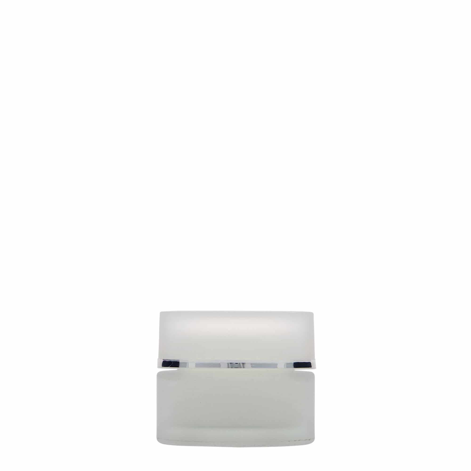 Pot 15 ml 'Platin Edition', verre, glacé, bouchage: Bougage à vis