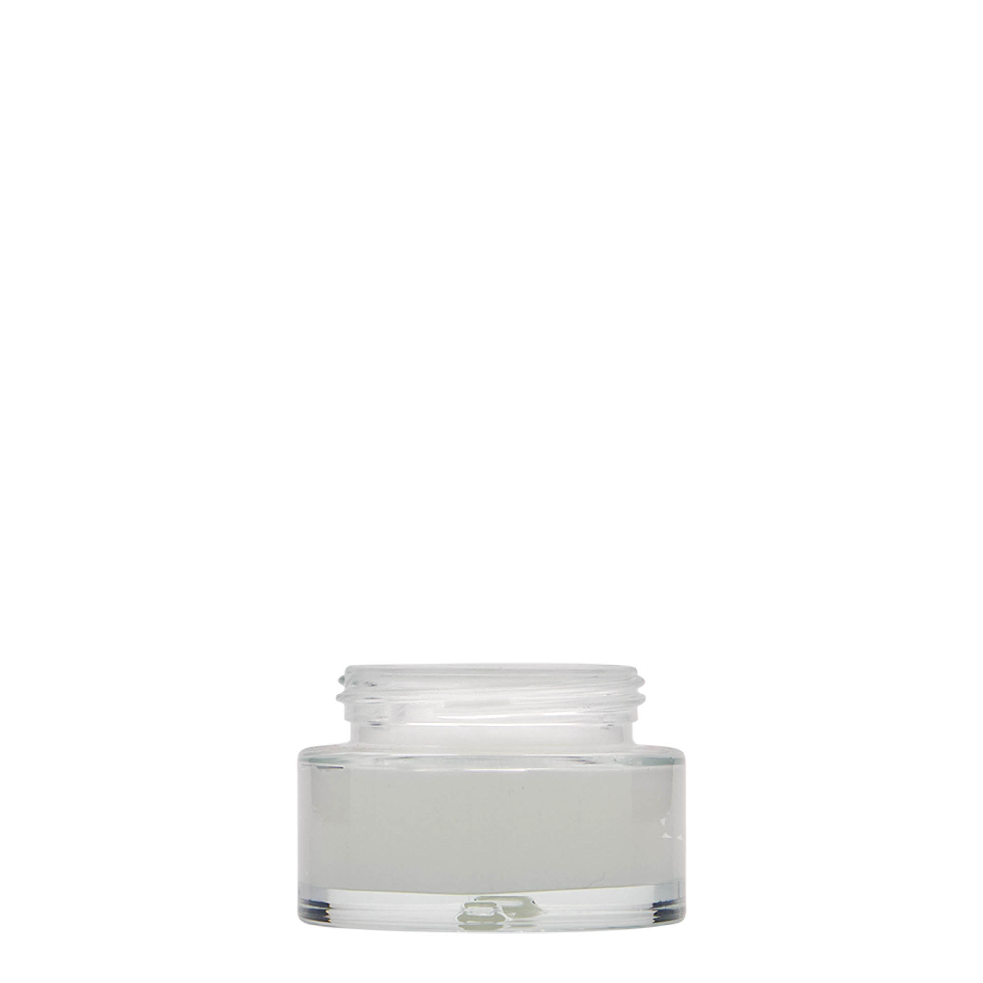 Pot 30 ml 'Clear Edition', verre, bouchage: Bougage à vis Pot 30 ml 'Clear Edition', verre, bouchage: Bougage à vis