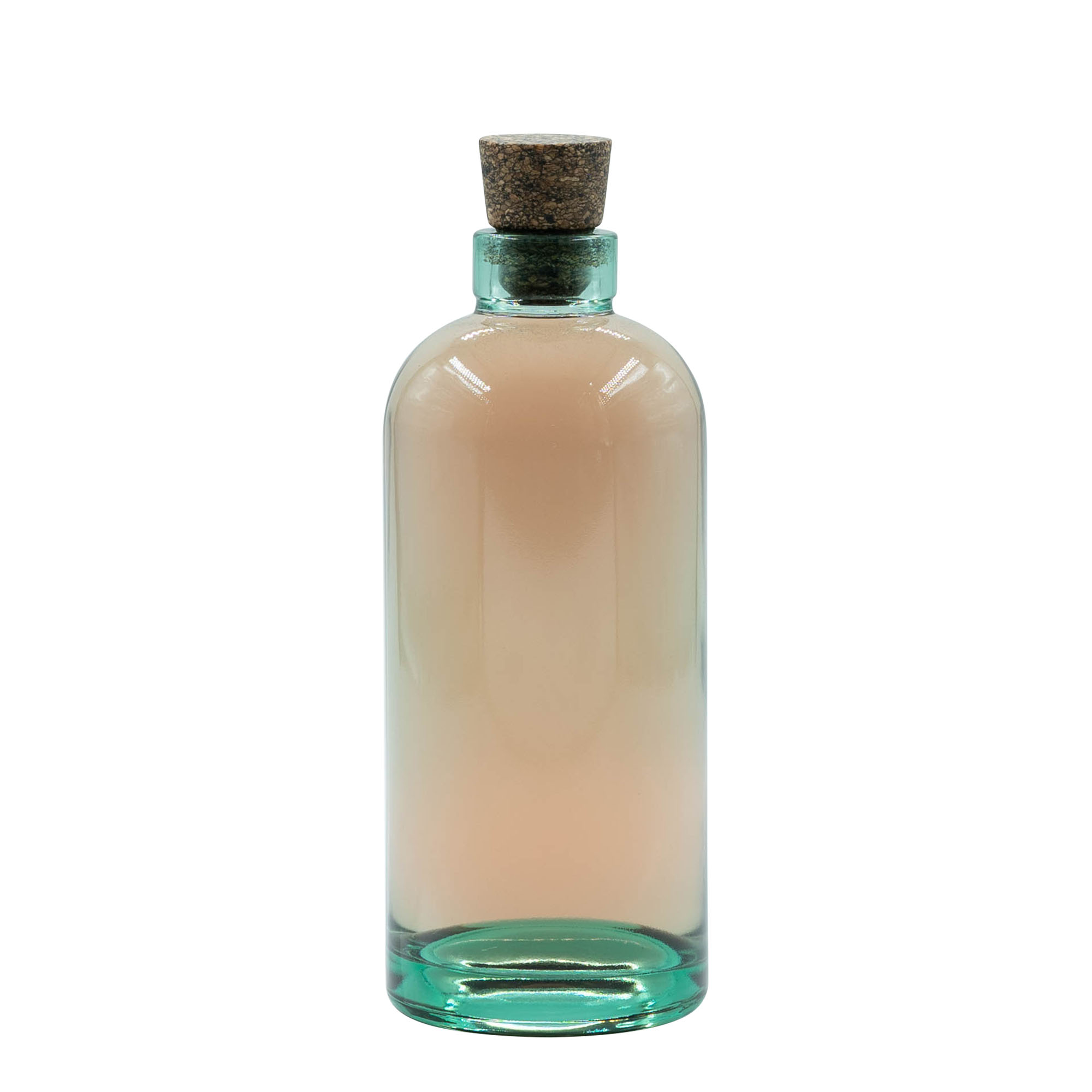 Glazen fles 'Farm', 500 ml, monding: kurk Glazen fles 'Farm', 500 ml, monding: kurk
