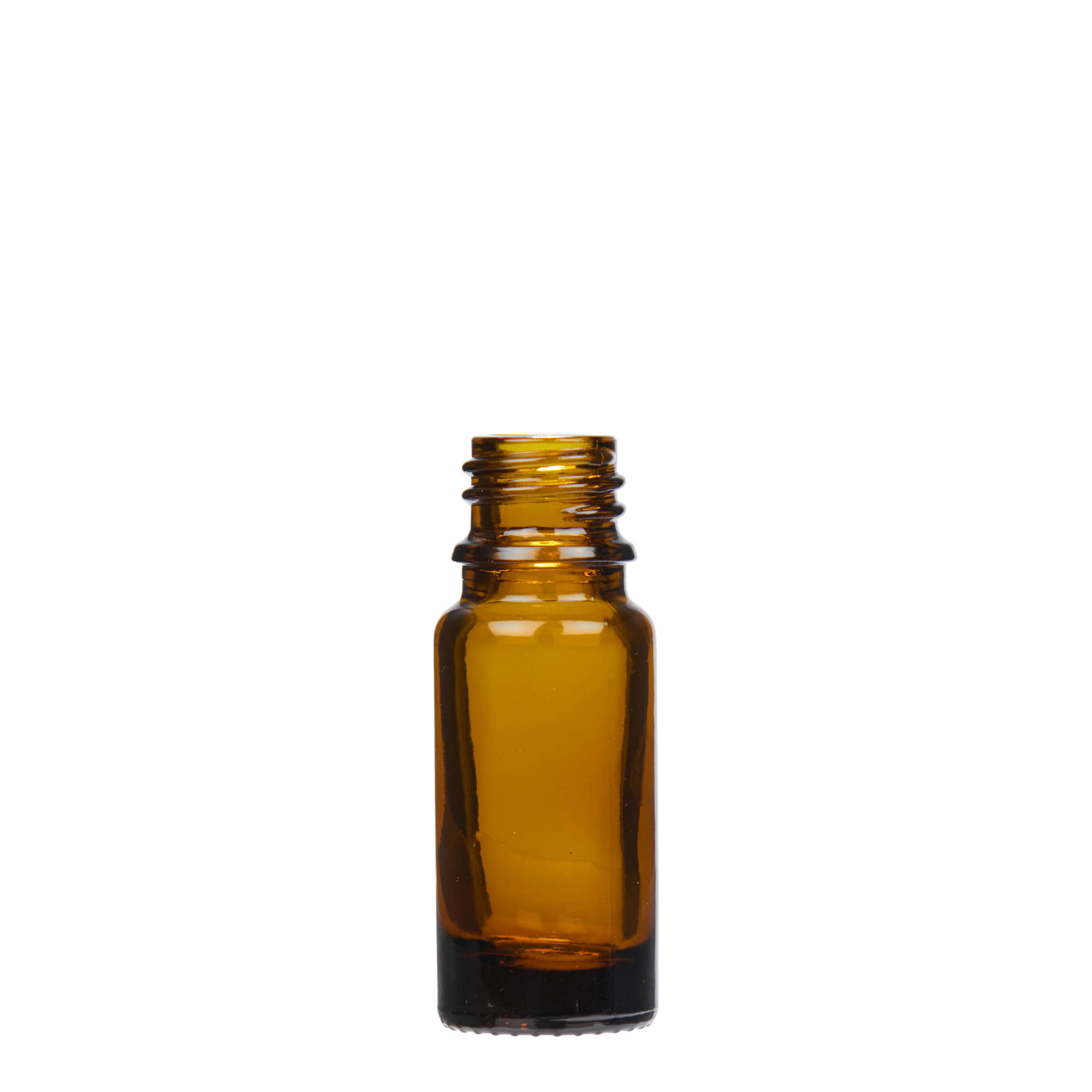 Pipetflesje medicijn, 10 ml, glas, bruin, monding: DIN 18