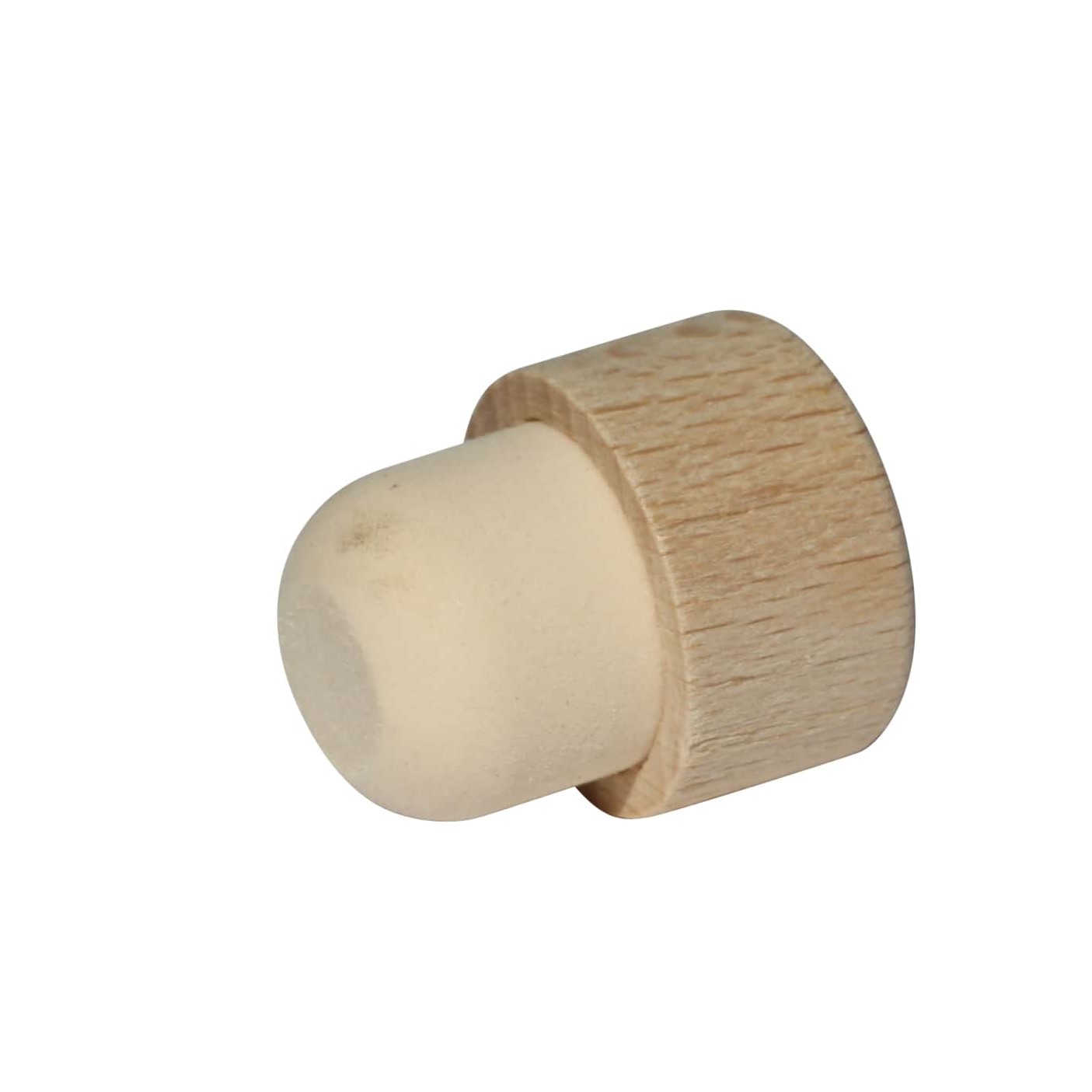 Dopkurk, 16,5 mm, hout/kunststof, voor monding: kurk Dopkurk, 16,5 mm, hout/kunststof, voor monding: kurk