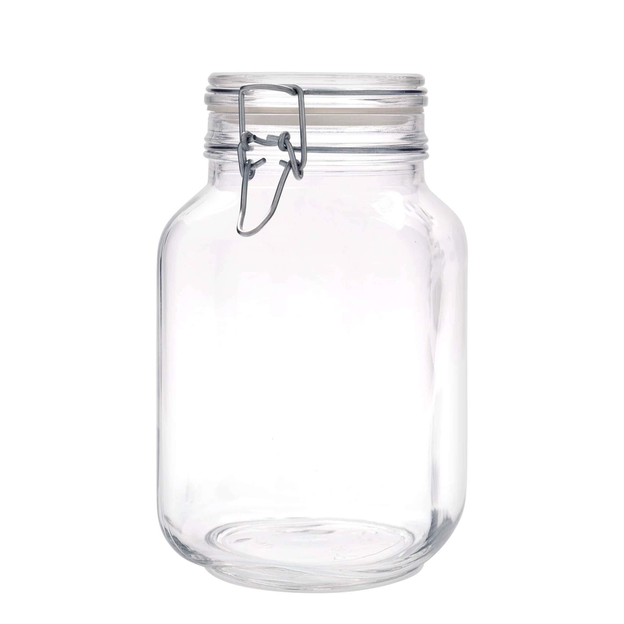 Pot met beugelsluiting 'Fido', 2000 ml, vierkant, monding: beugelsluiting Pot met beugelsluiting 'Fido', 2000 ml, vierkant, monding: beugelsluiting