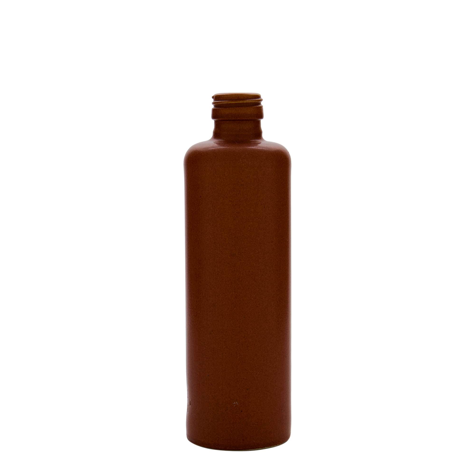 Chope en terre cuite 350 ml, grès, rouge-brun, bouchage: PP 31,5