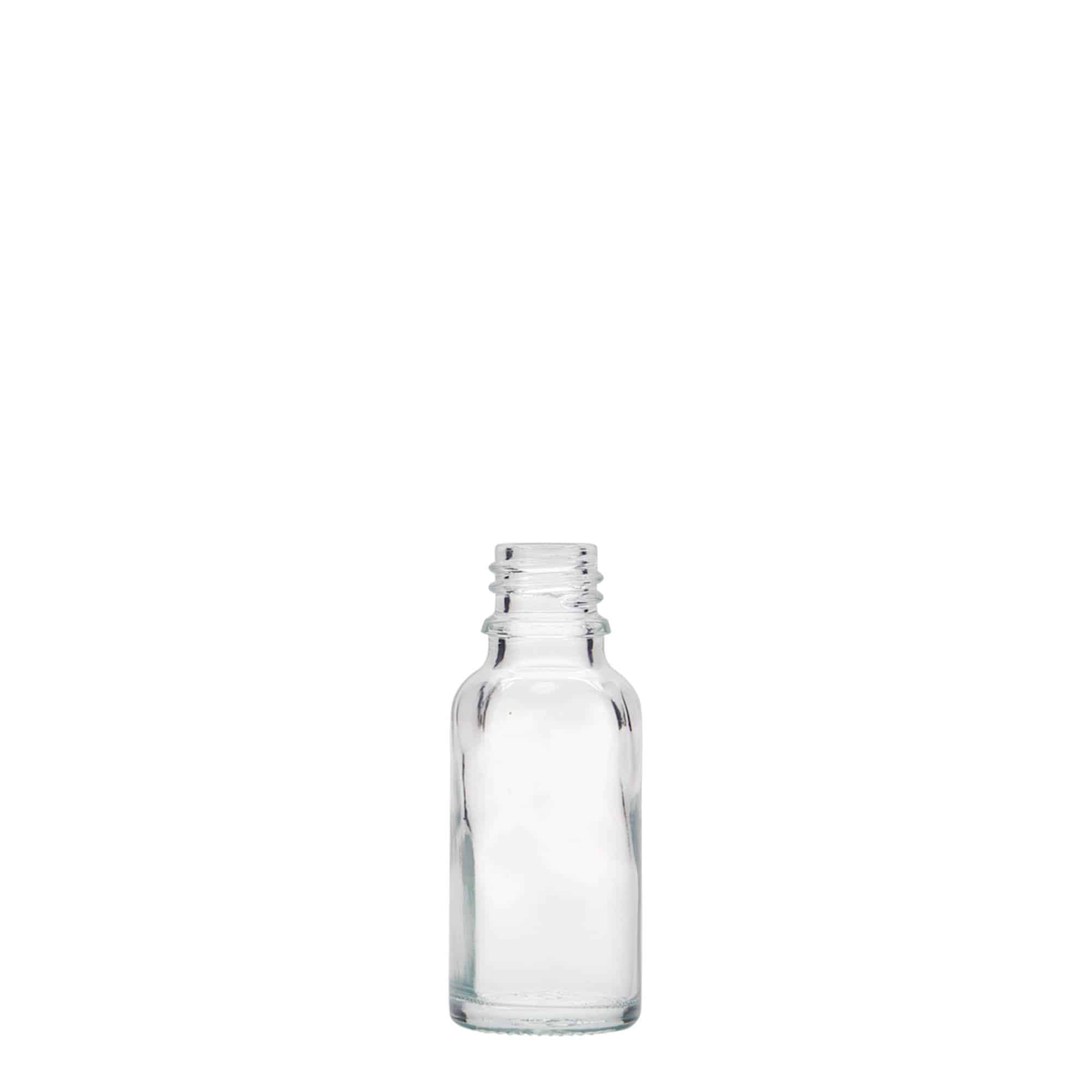 Medicijnfles, 20 ml, glas, monding: DIN 18