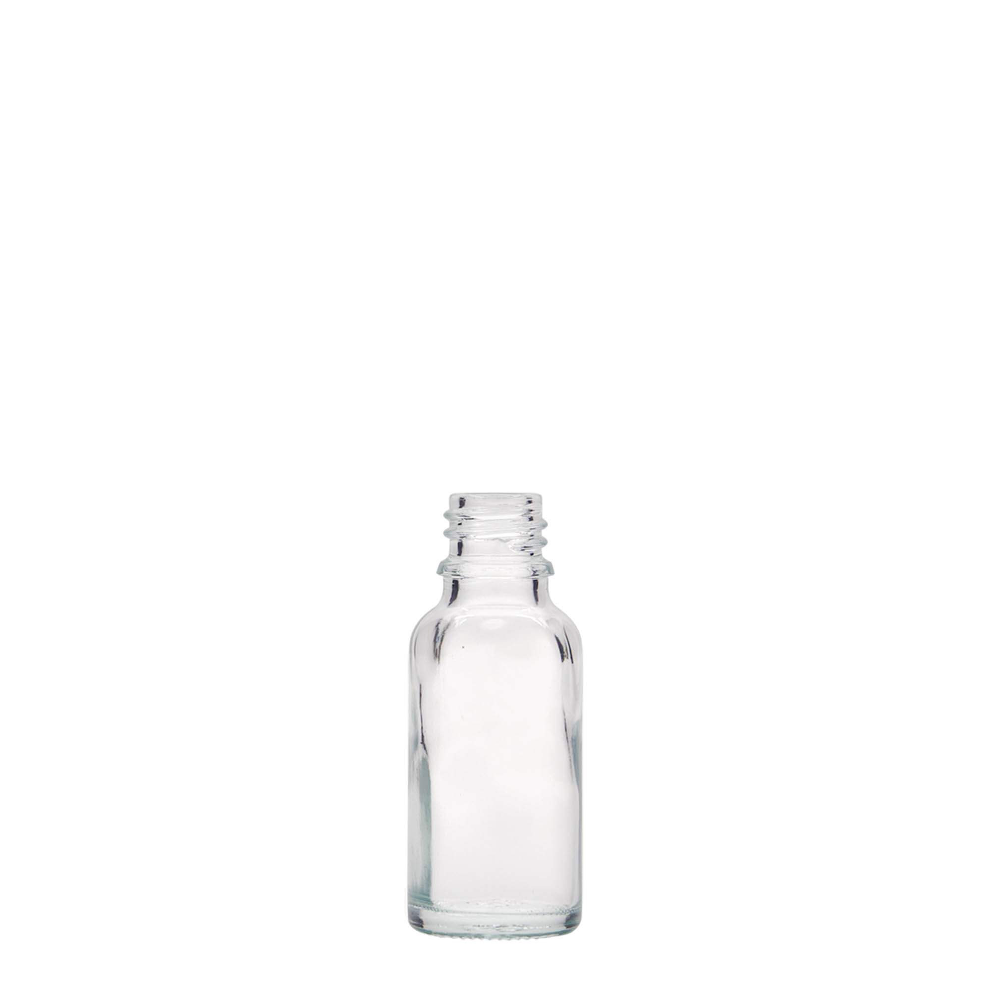 Flacon pharmaceutique 20 ml, verre, bouchage: DIN 18 Flacon pharmaceutique 20 ml, verre, bouchage: DIN 18