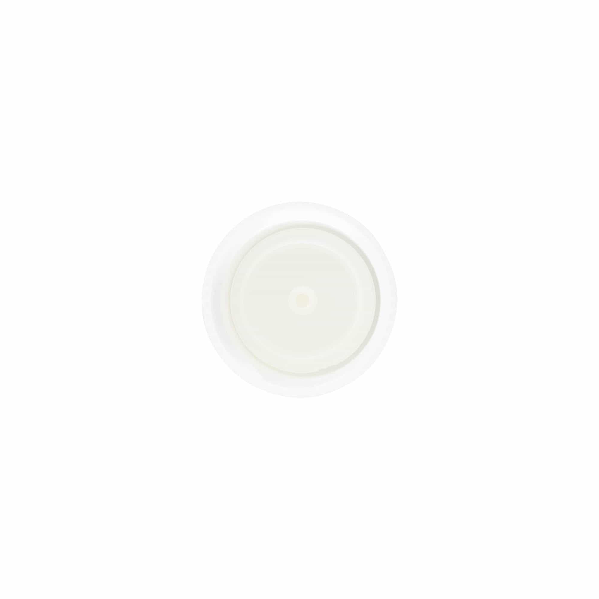 Bougage à vis avec insert de pulvérisation, plastique PP, blanc, pour bouchage: 24/410 Bougage à vis avec insert de pulvérisation, plastique PP, blanc, pour bouchage: 24/410