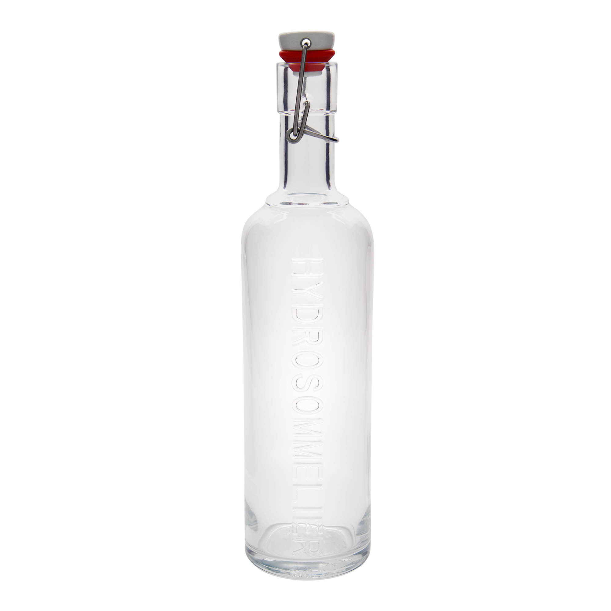 Bouteille en verre 1 000 ml 'Optima Hydrosommelier', bouchage: bouchon mécanique Bouteille en verre 1 000 ml 'Optima Hydrosommelier', bouchage: bouchon mécanique