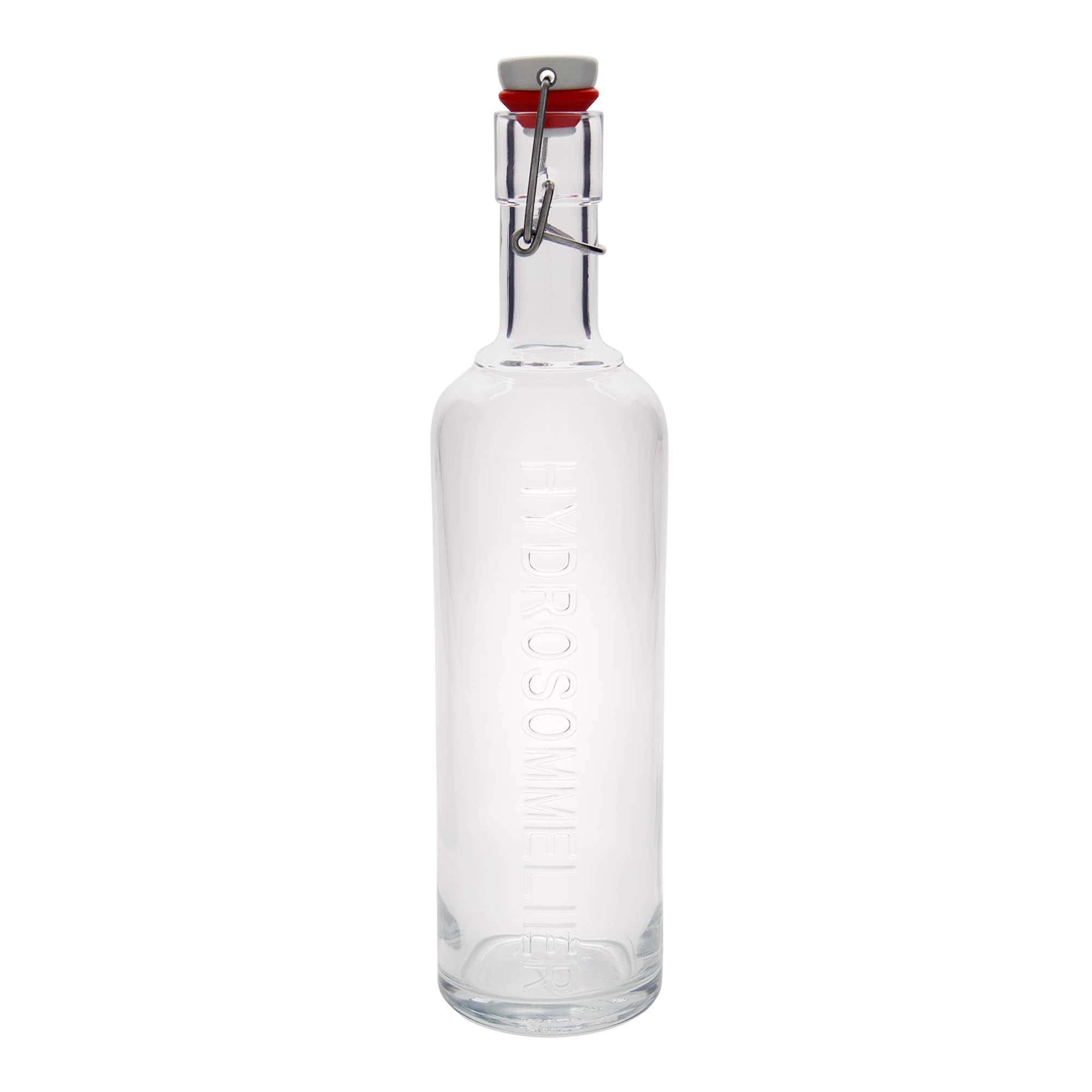 Bouteille en verre 1 000 ml « Optima Hydrosommelier », bouchage: bouchon mécanique